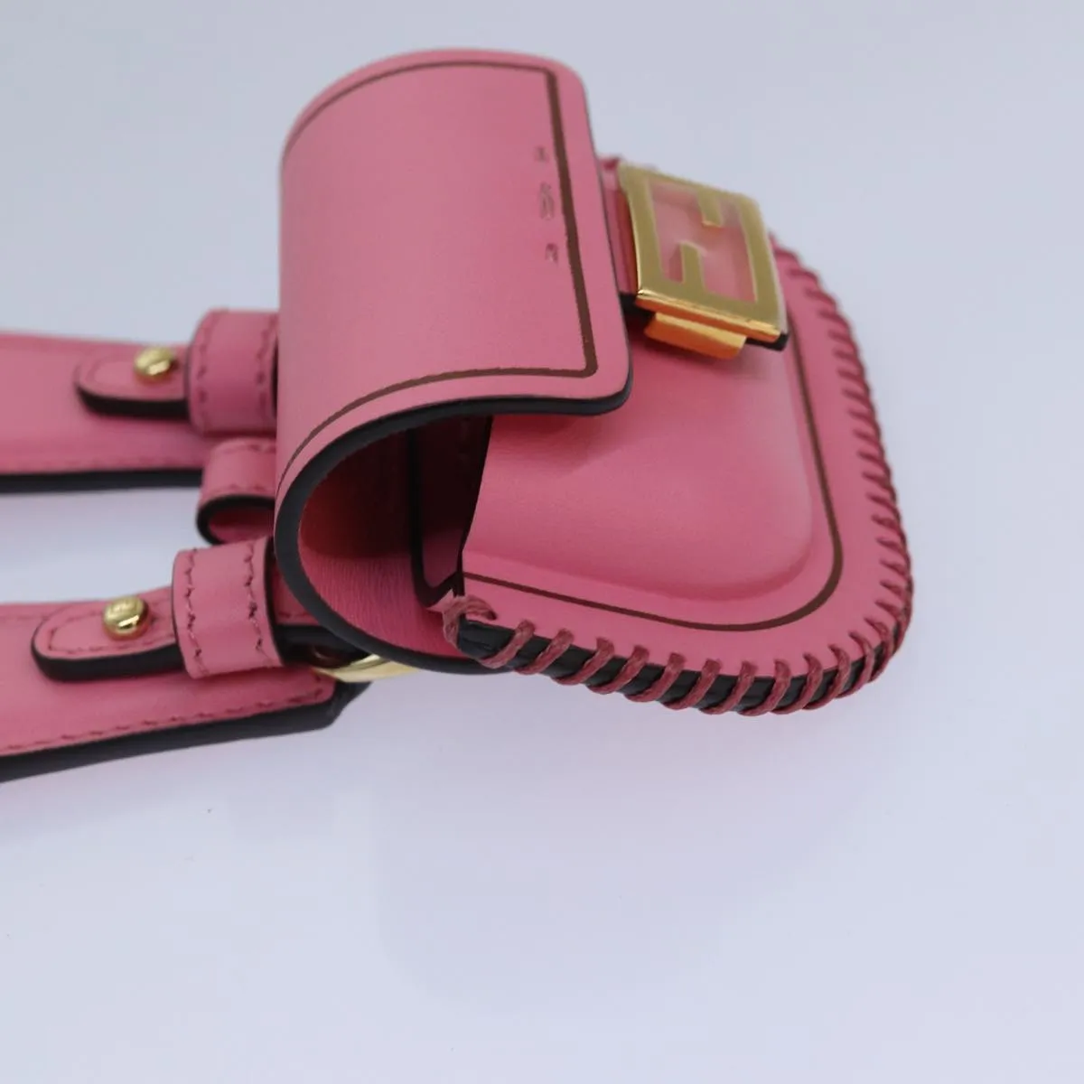 Fendi Baguette  Leather Clutch Bag ()