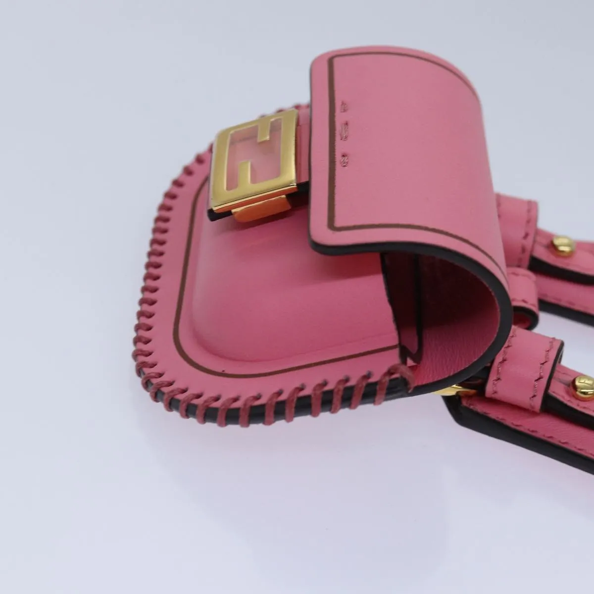 Fendi Baguette  Leather Clutch Bag ()