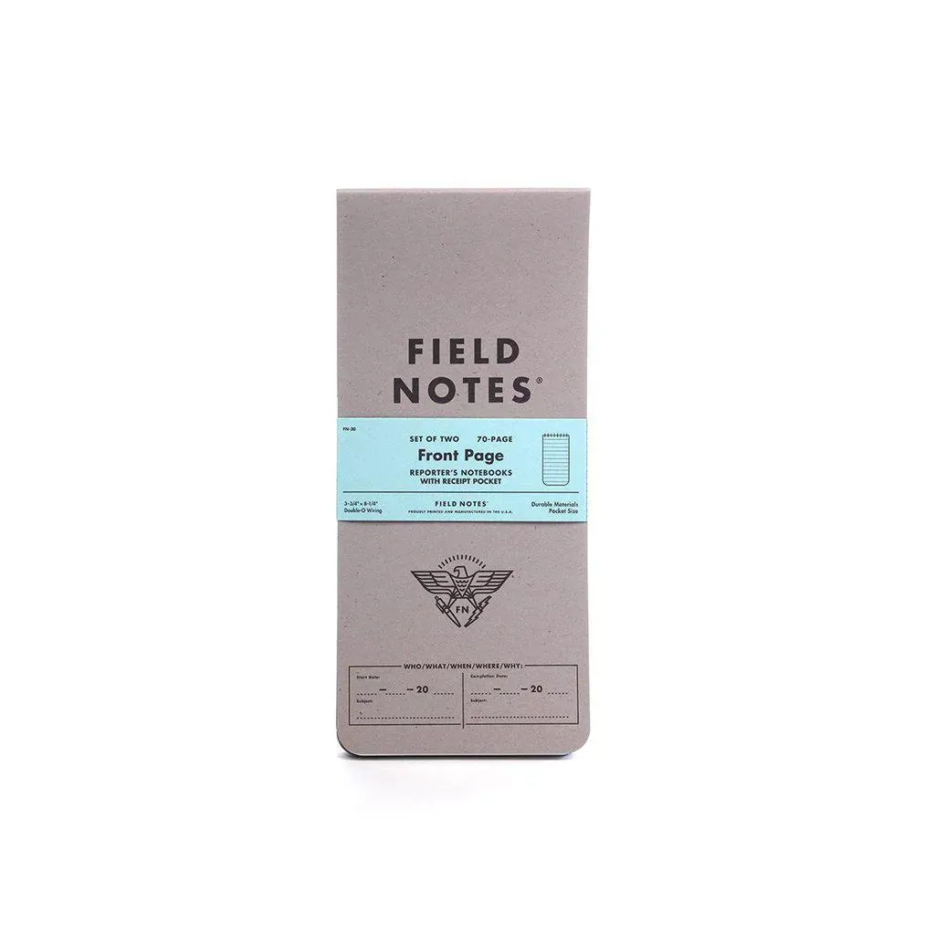 Field Notes Front Page Reporter's Notebooks (2-pack)