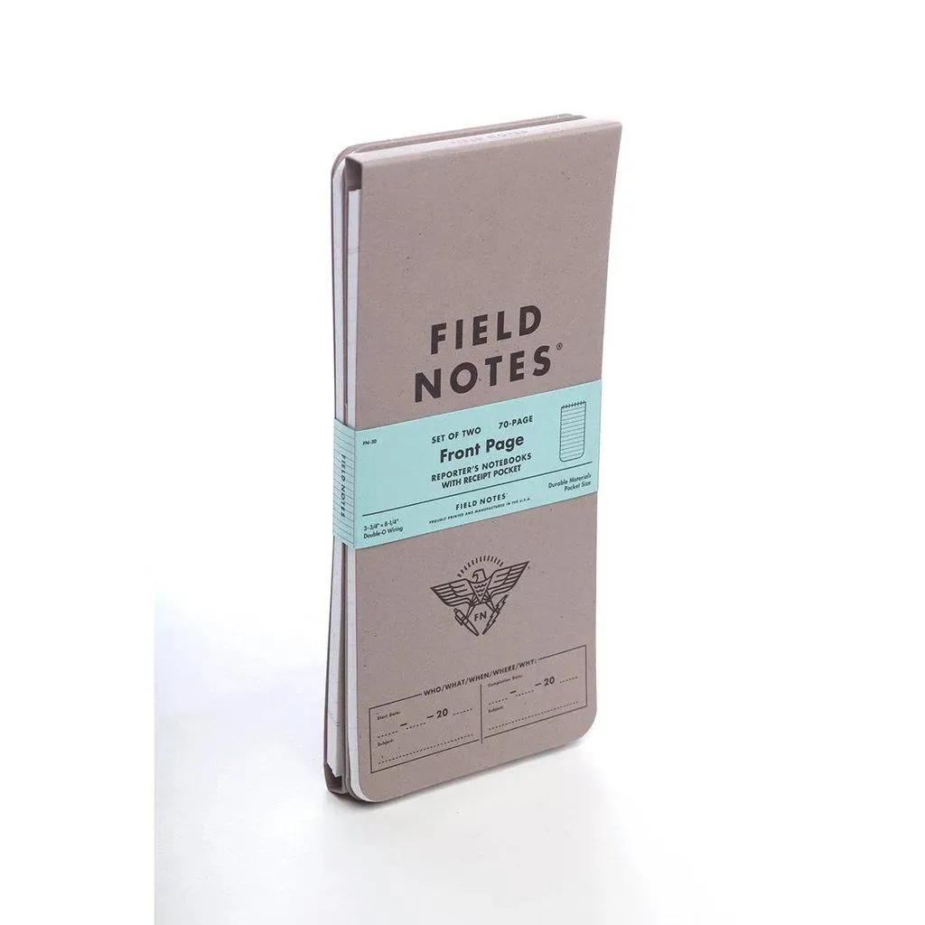 Field Notes Front Page Reporter's Notebooks (2-pack)
