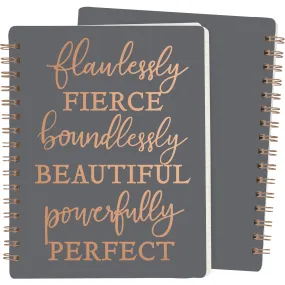 Flawlessly Fierce Spiral Notebook