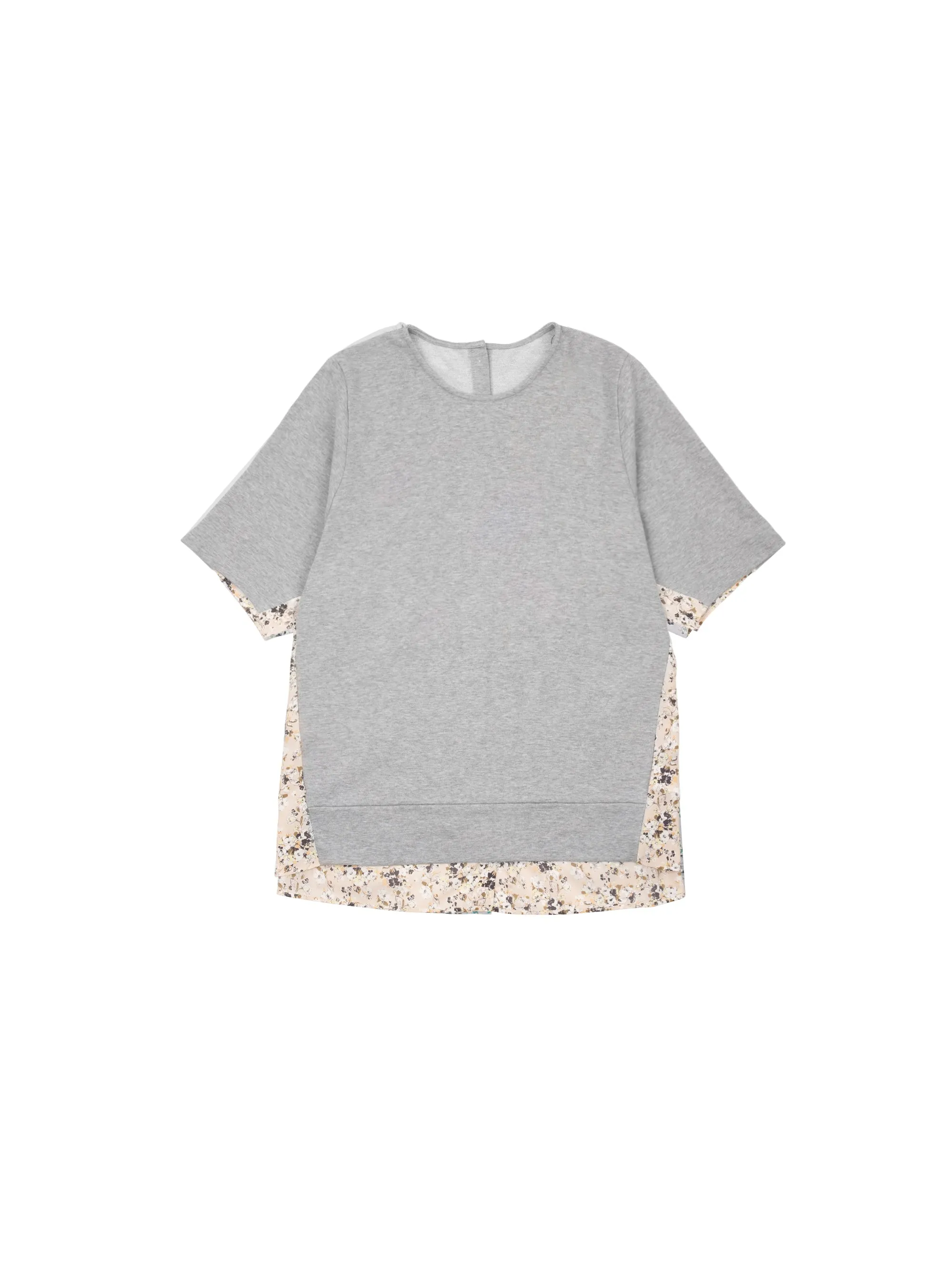 Floral Print Back Cs Top