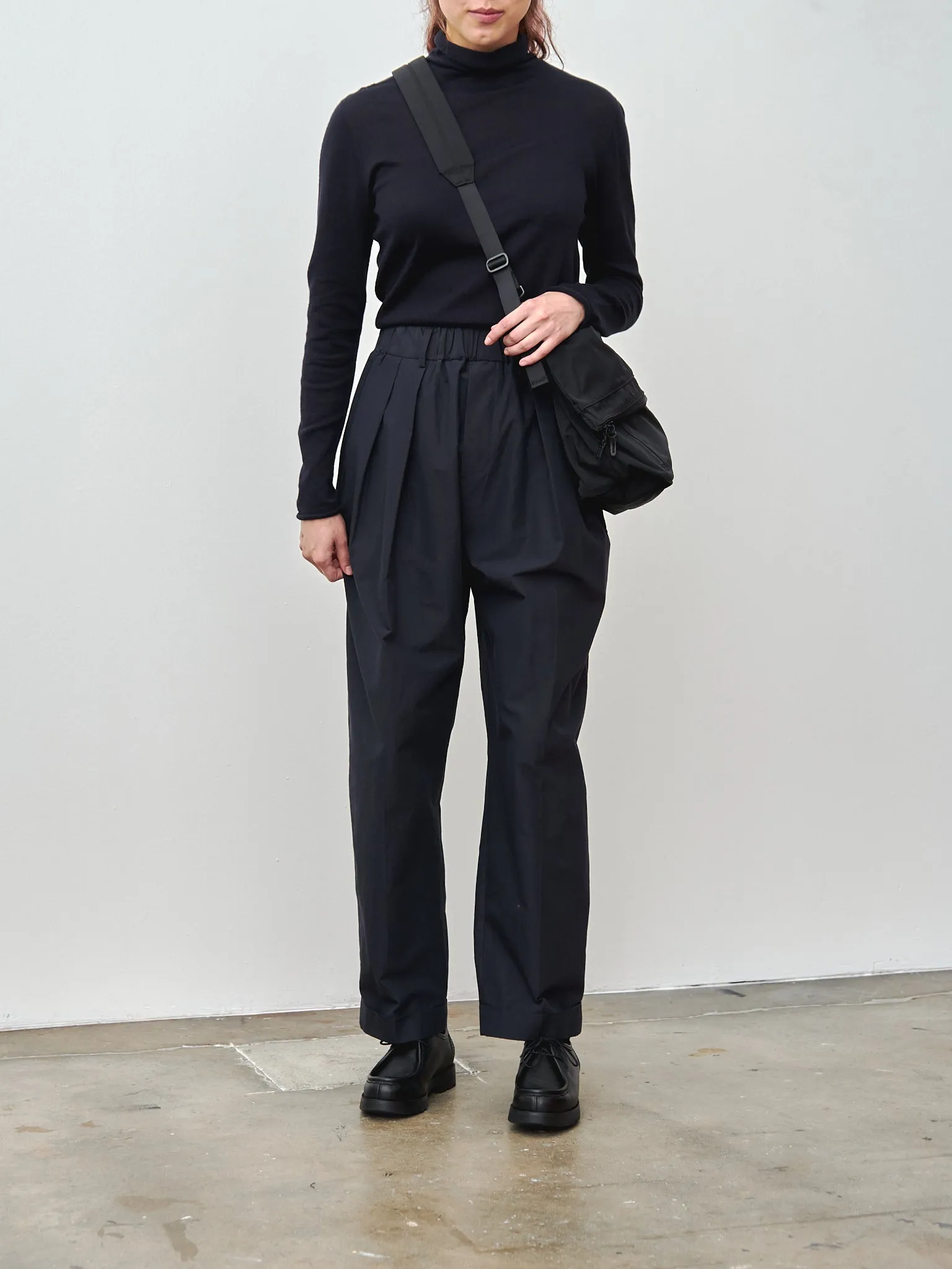 Gabardine Paperbag - Black