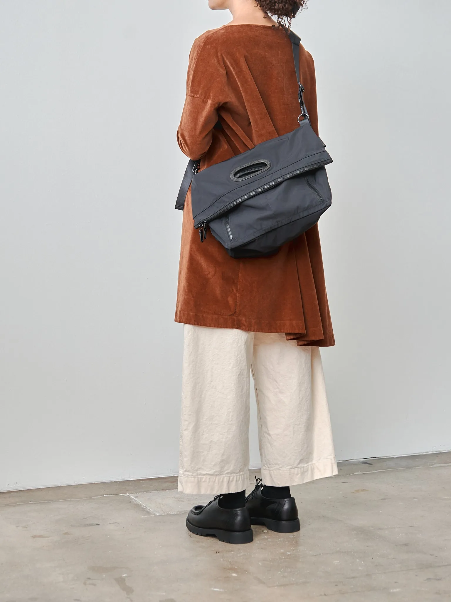 Gabardine Paperbag - Black