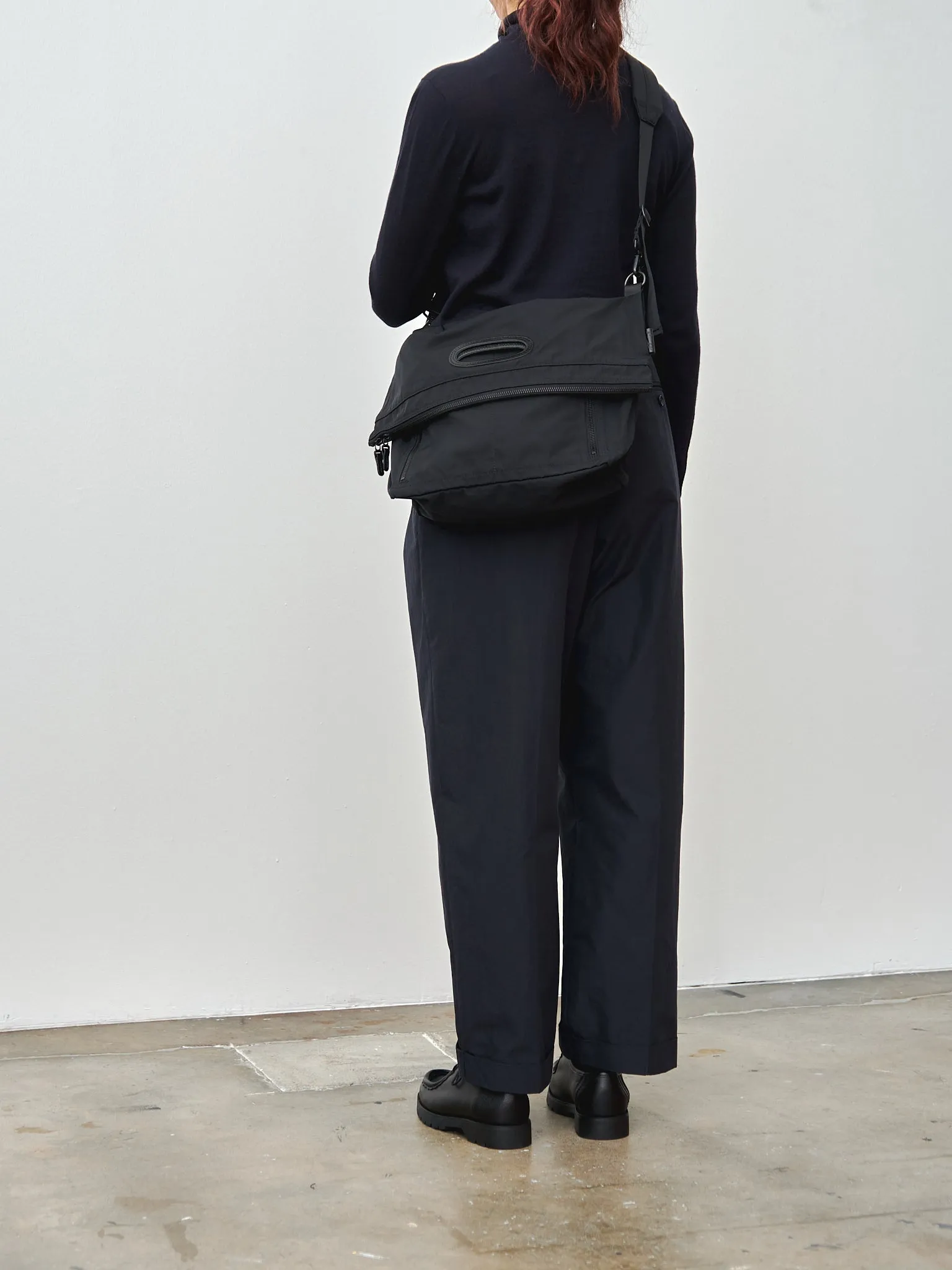 Gabardine Paperbag - Black