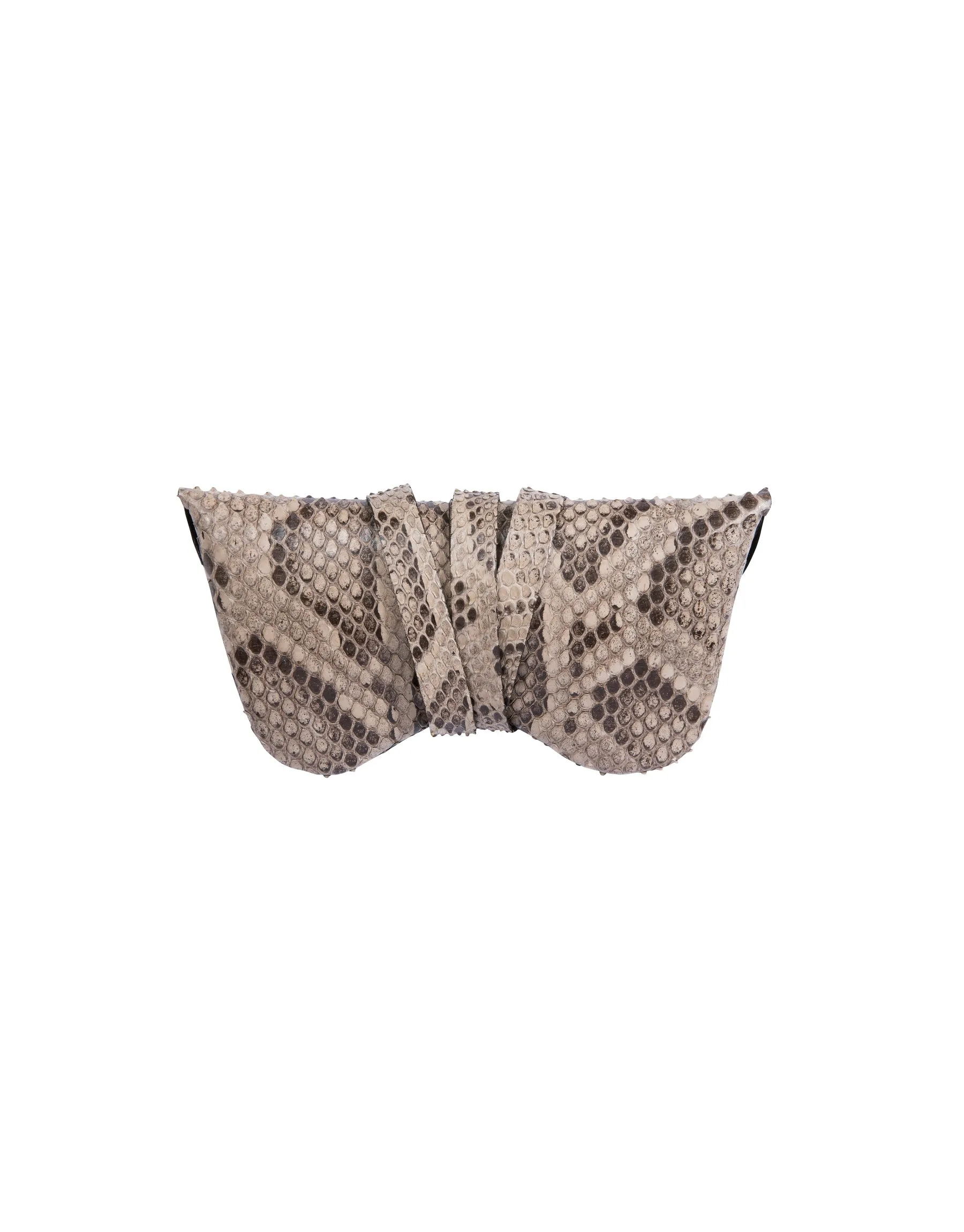 Genuine Exotic Leather Glasses Case