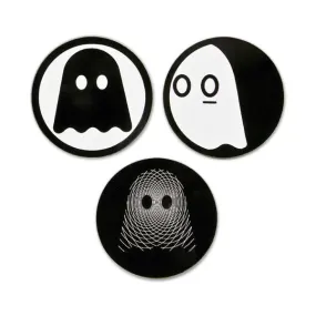 Ghostly Logo 3" Sticker Set - International