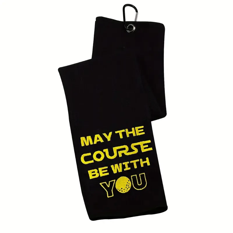 Golf Towel - May The Course Be With You