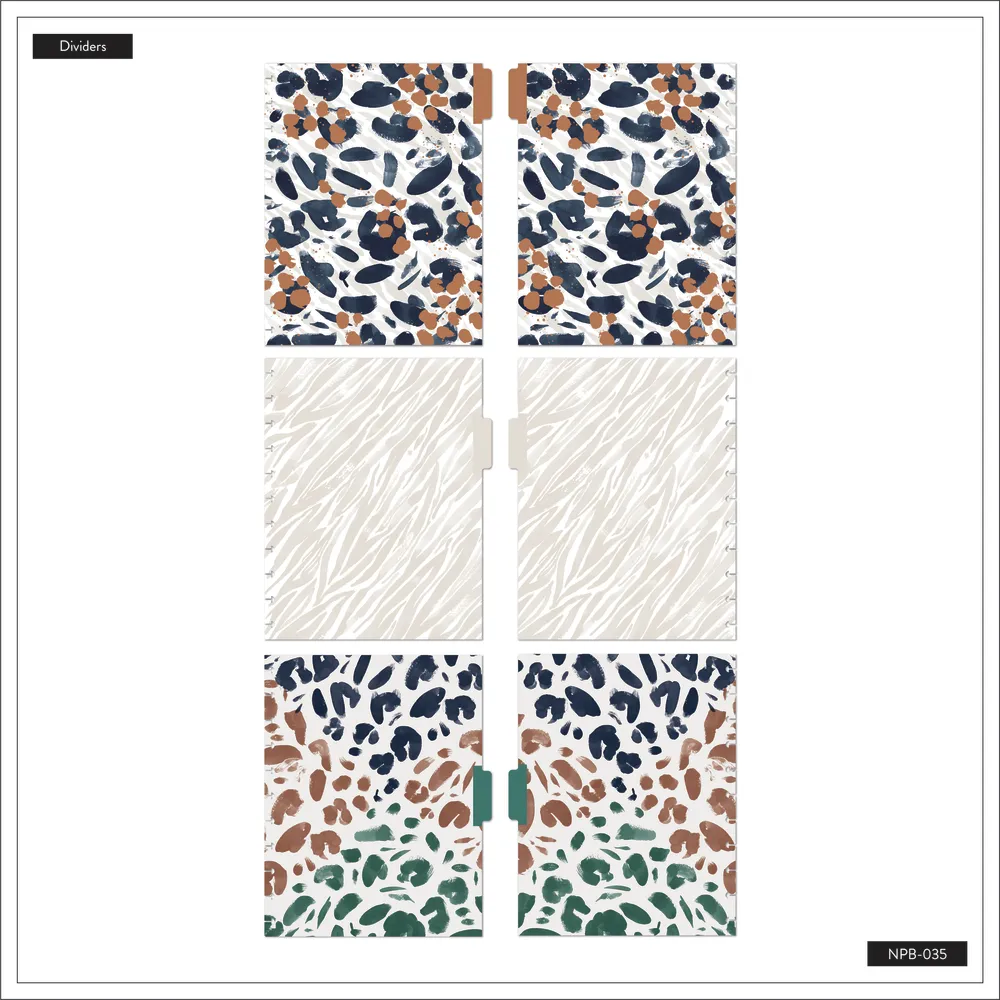 Gone Wild - Dotted Lined Big Notebook - 60 Sheets