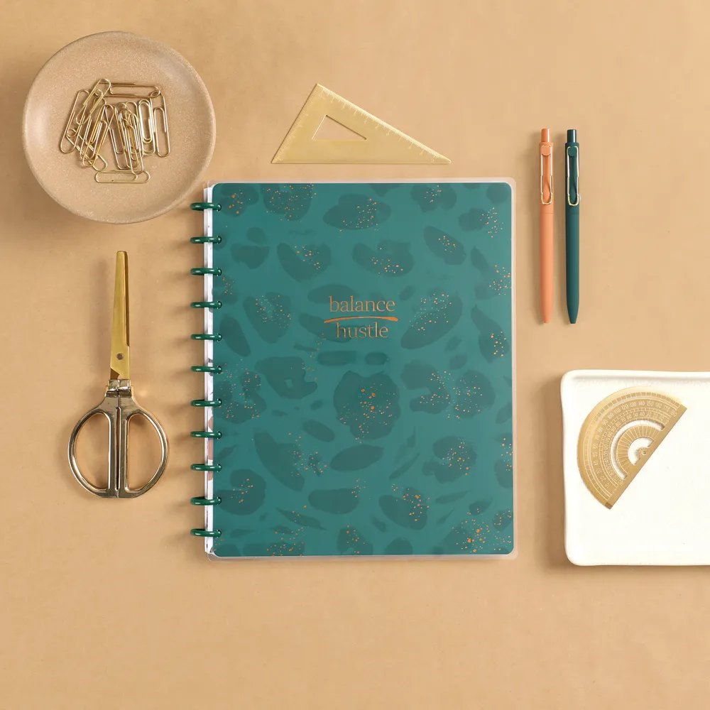 Gone Wild - Dotted Lined Big Notebook - 60 Sheets