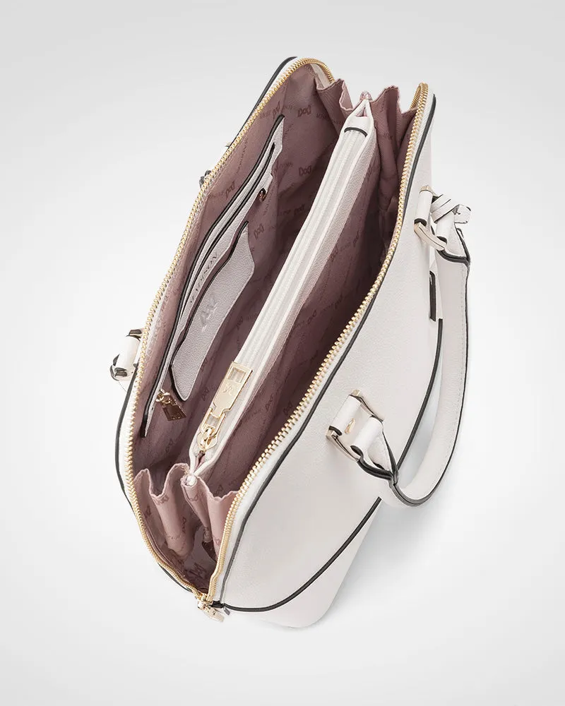Grace Medium Dome Satchel Bag   Monogram Bag Strap