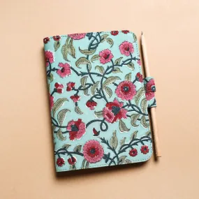 Green - Handmade Classic Notebook with Pencil (Large)