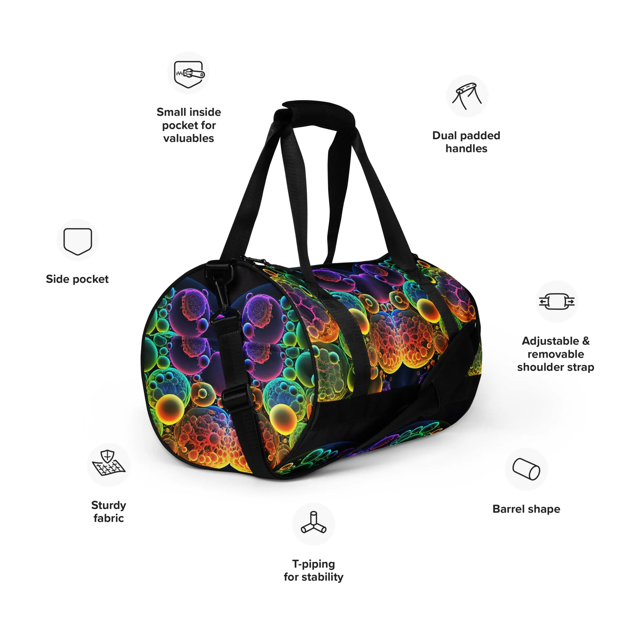 Gym Bag Cellular Bubbles