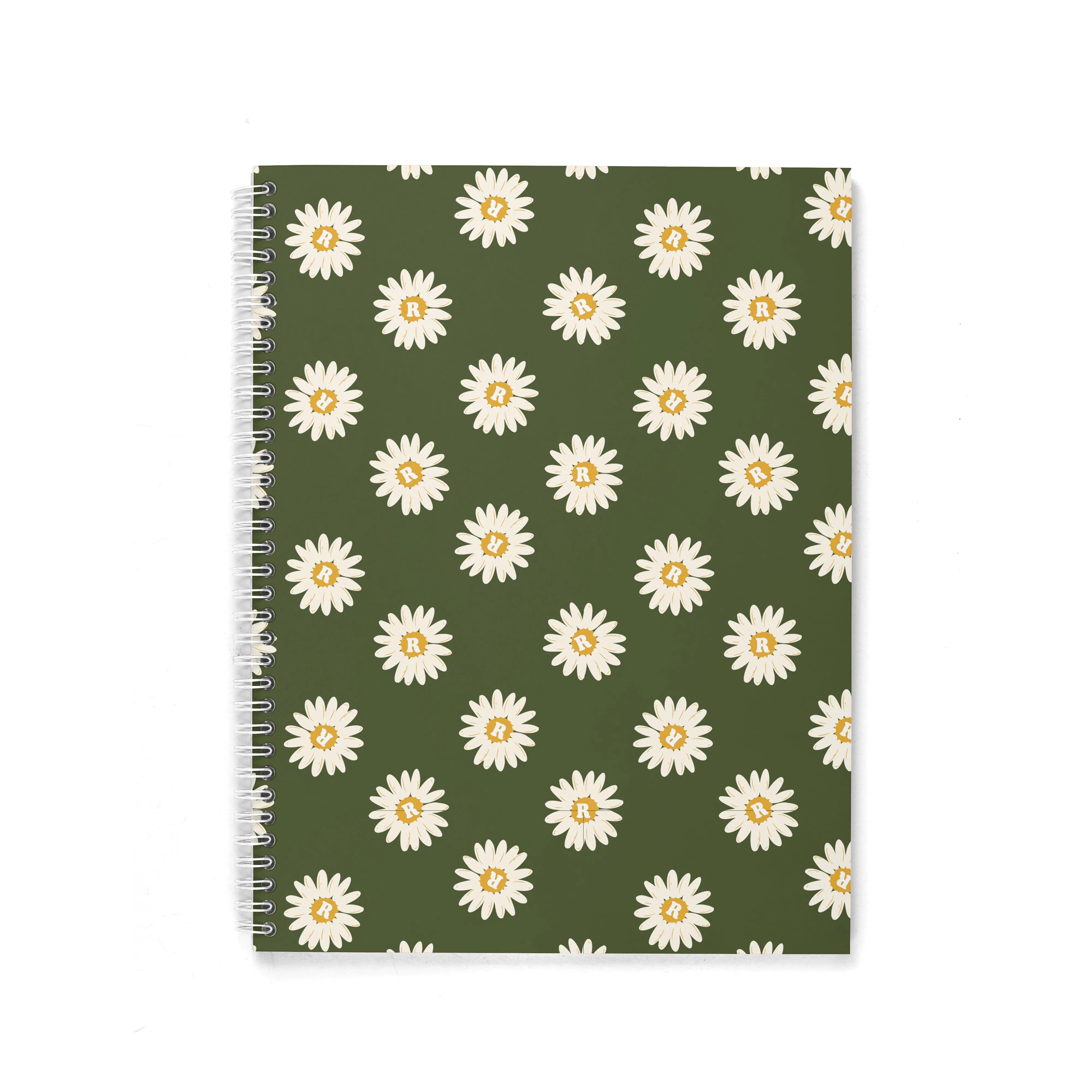 H3 X HB HAPPY DAISY PERSONALIZED SPIRAL NOTEBOOK