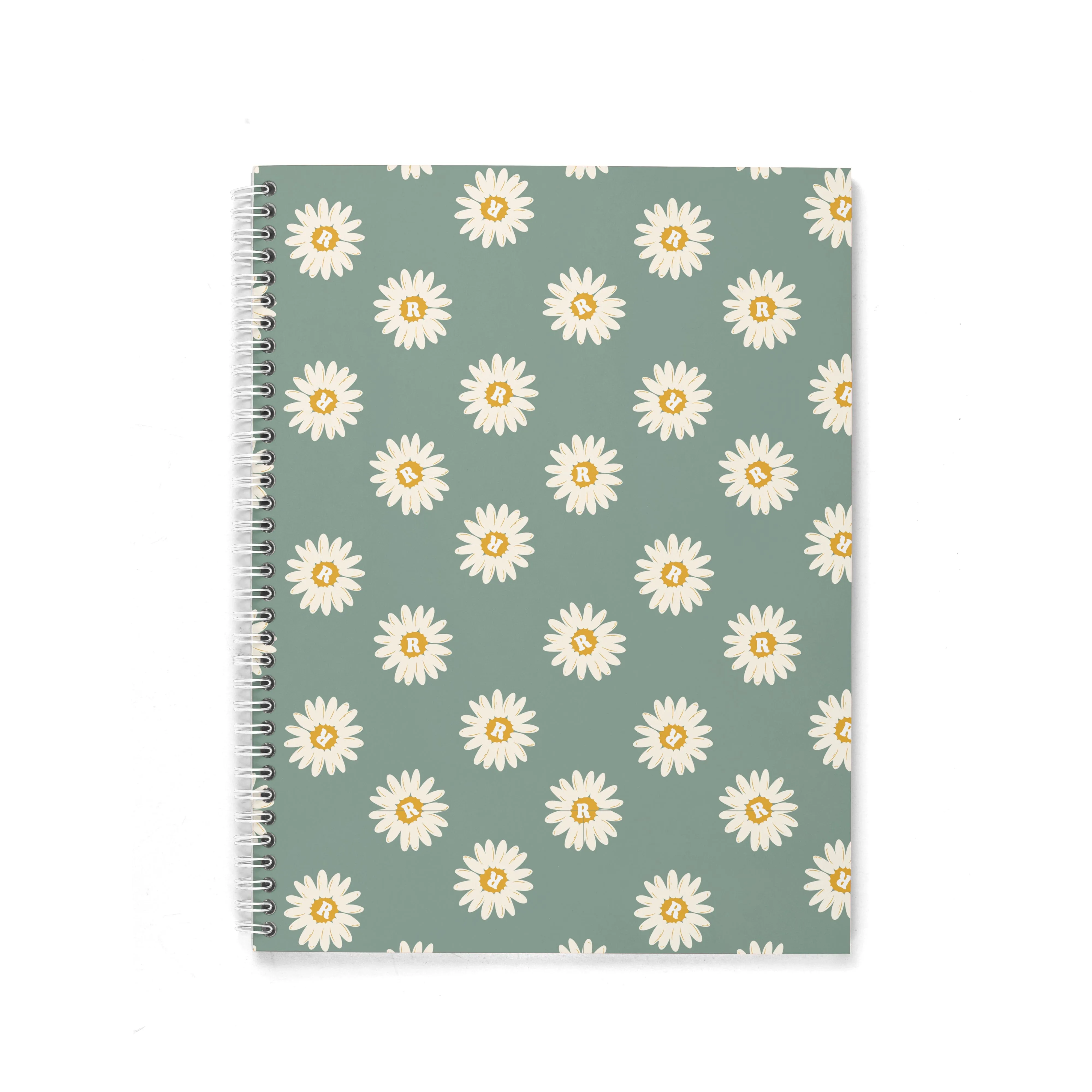 H3 X HB HAPPY DAISY PERSONALIZED SPIRAL NOTEBOOK