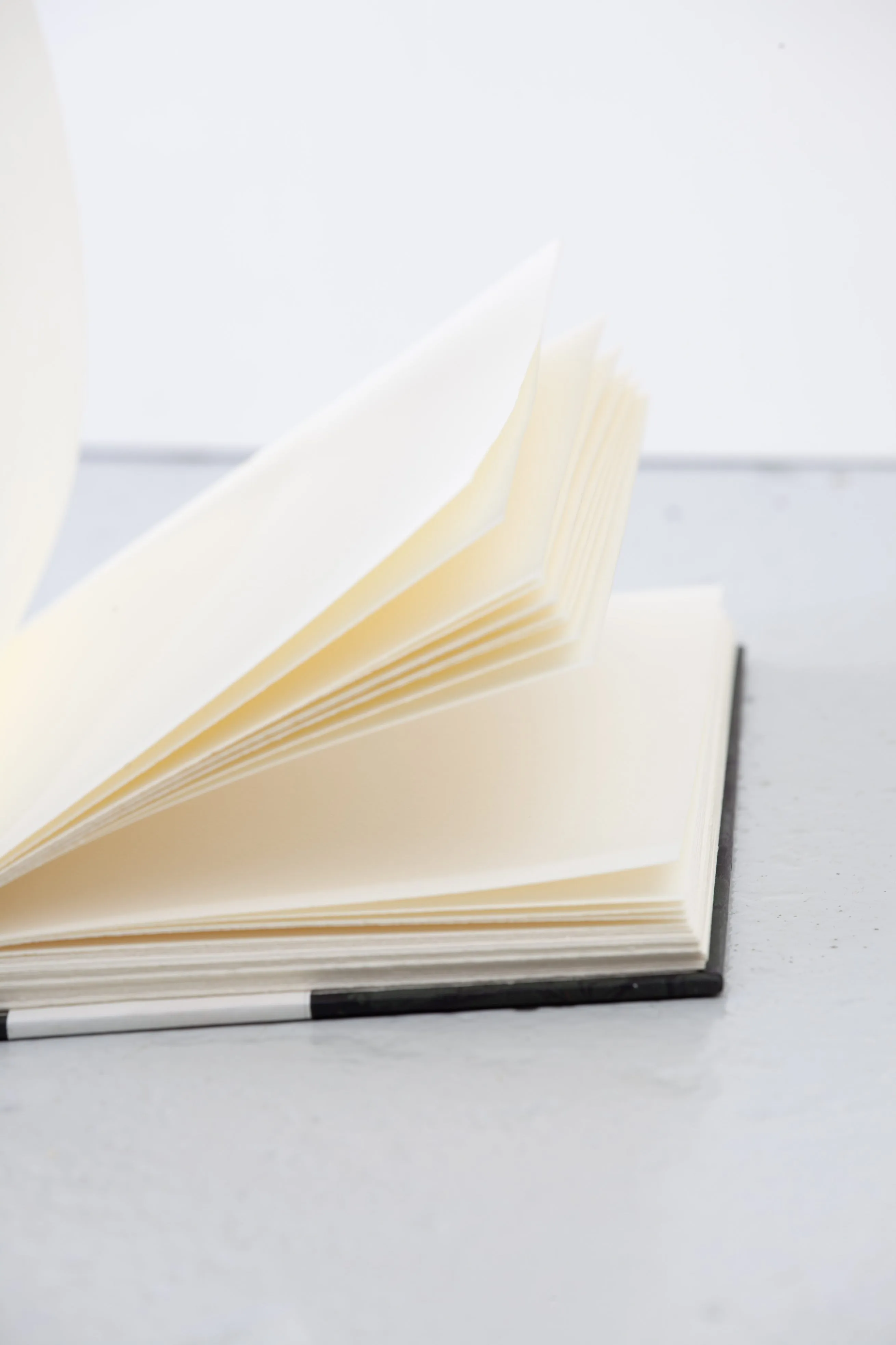 Hand-sewn Black Field Design Notebook - Ofer