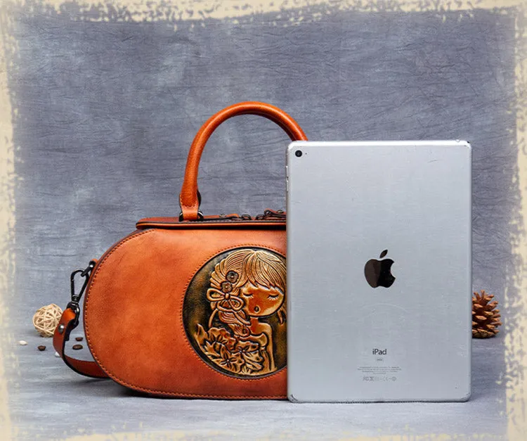 Handmade Leather Handbags Small Leather Crossbody Bag For Women