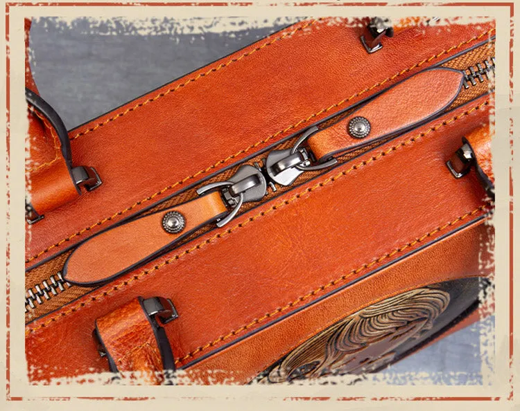 Handmade Leather Handbags Small Leather Crossbody Bag For Women