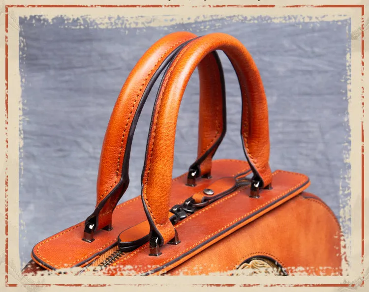 Handmade Leather Handbags Small Leather Crossbody Bag For Women