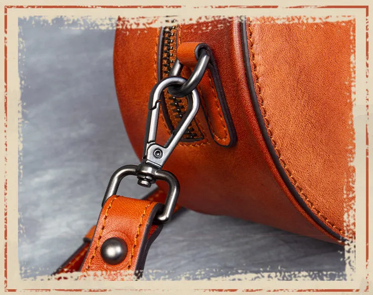 Handmade Leather Handbags Small Leather Crossbody Bag For Women