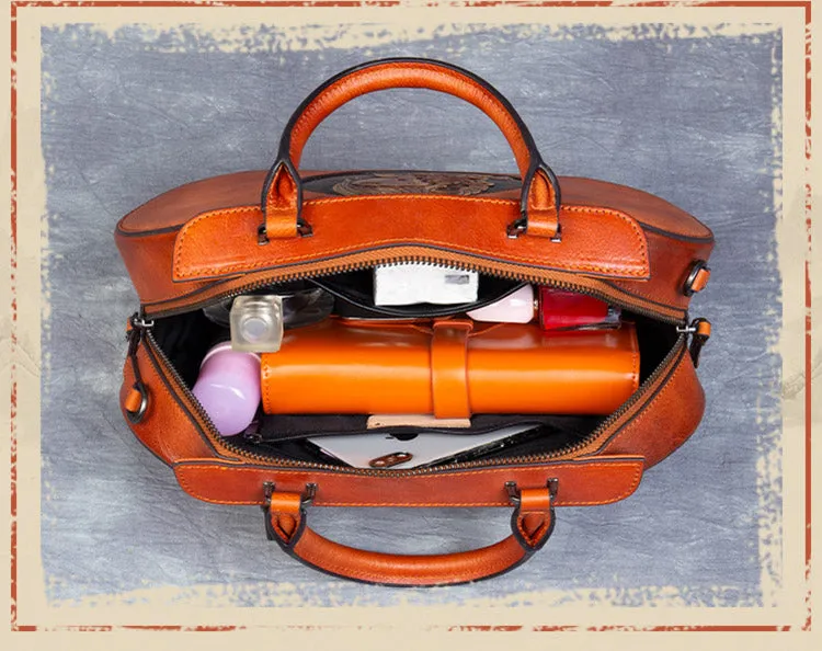 Handmade Leather Handbags Small Leather Crossbody Bag For Women