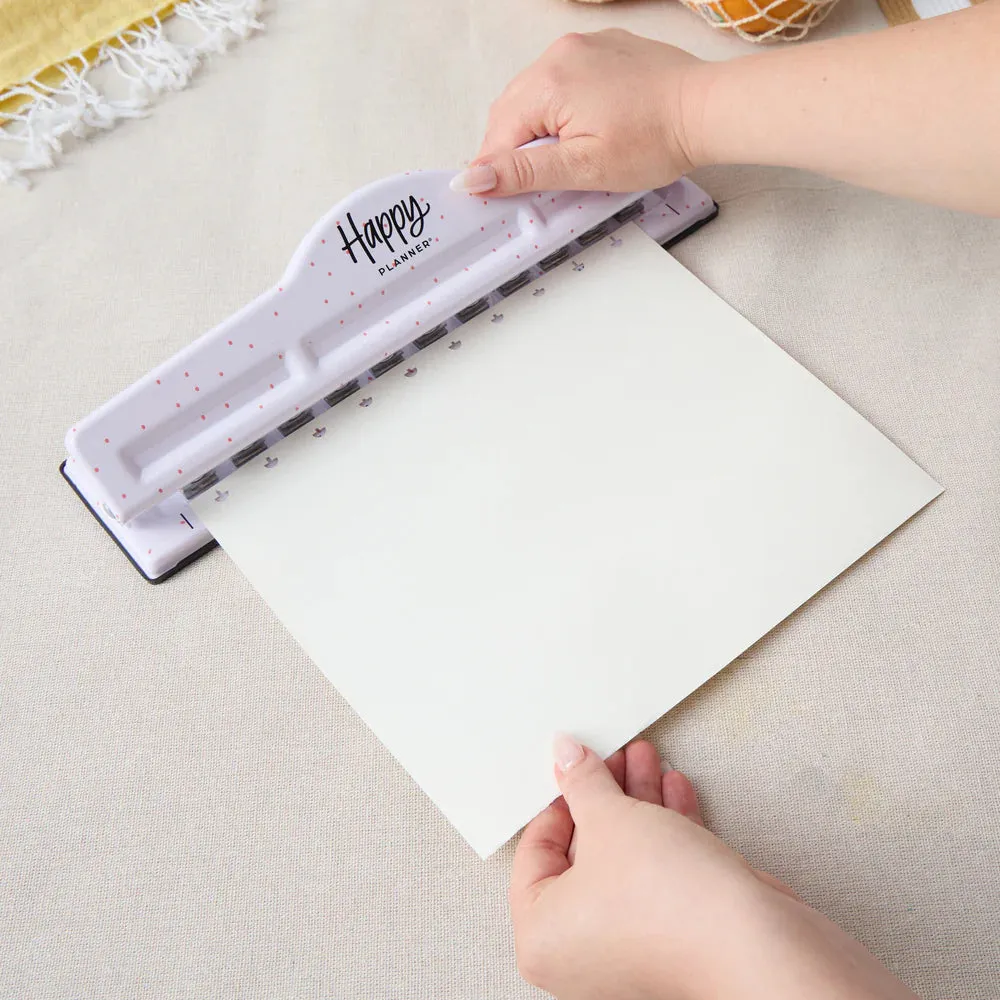 Happy Planner Big Page Punch - White