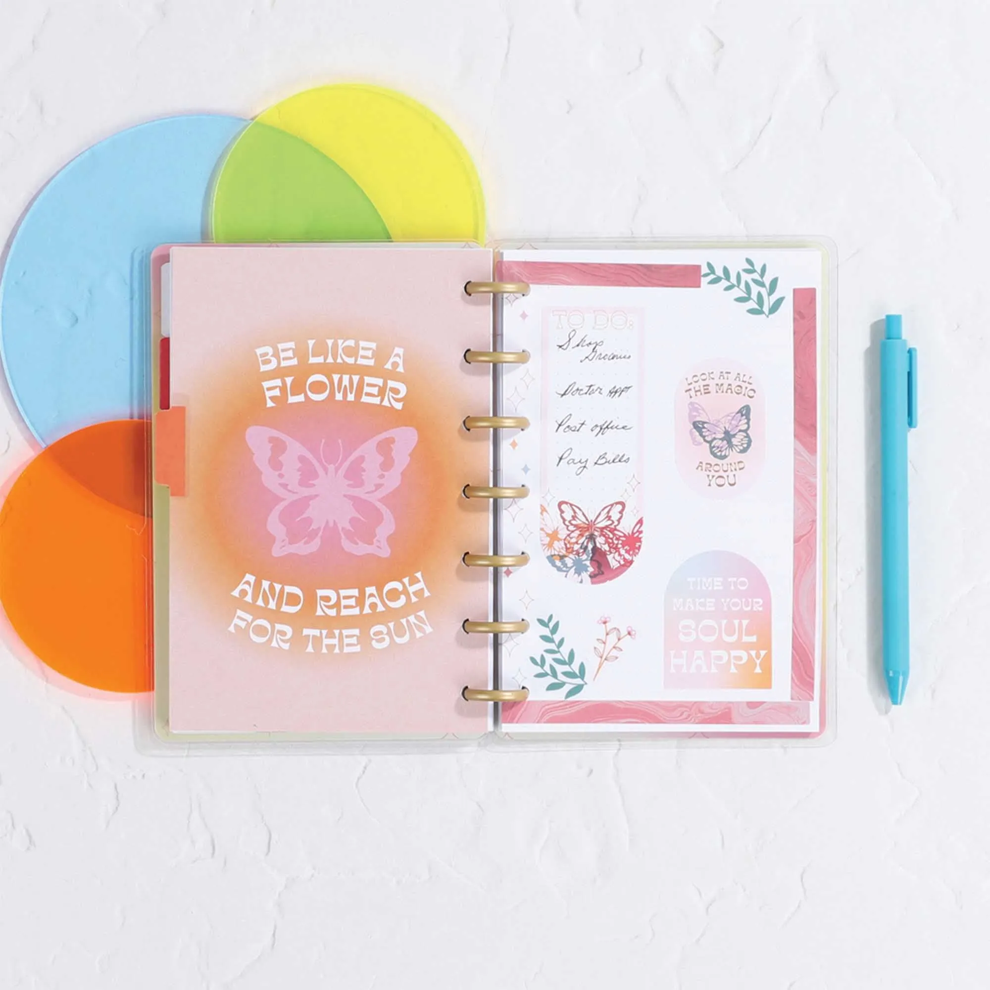 Happy Planner Butterfly Effect Mini Notebook - Lined