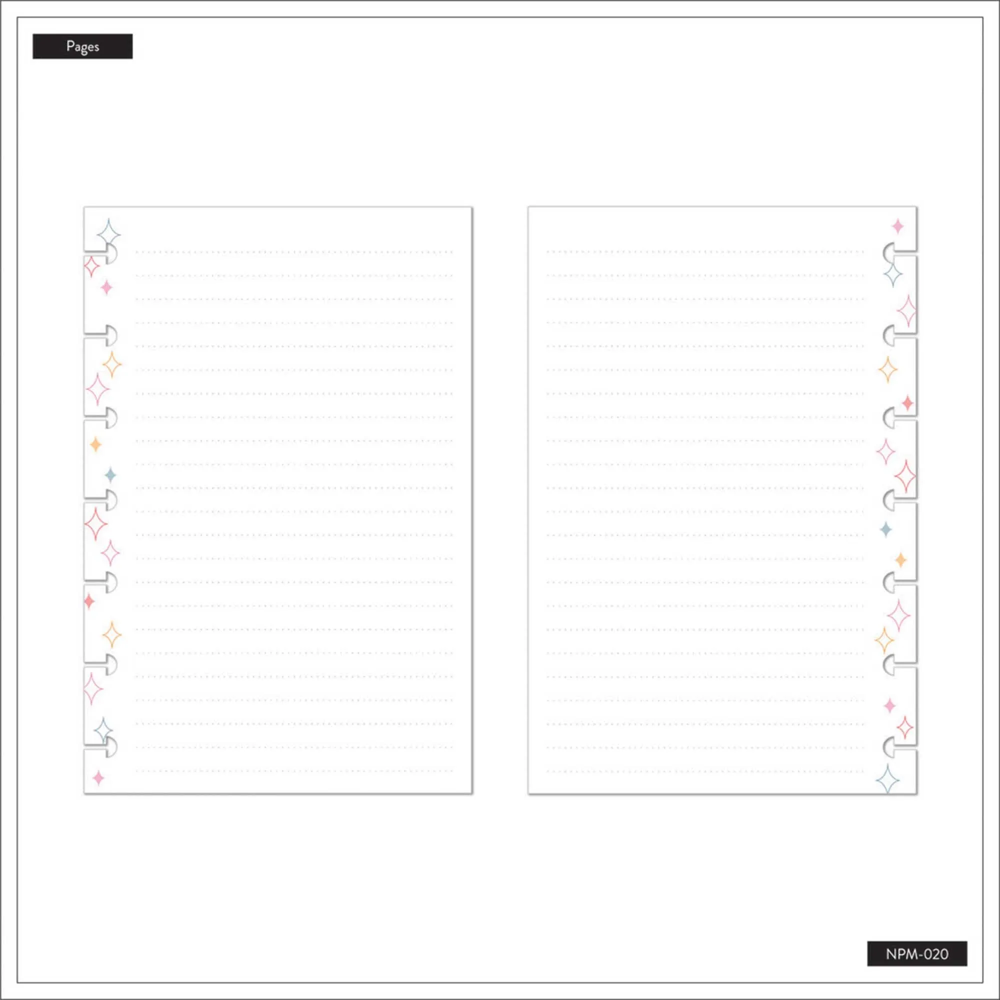 Happy Planner Butterfly Effect Mini Notebook - Lined