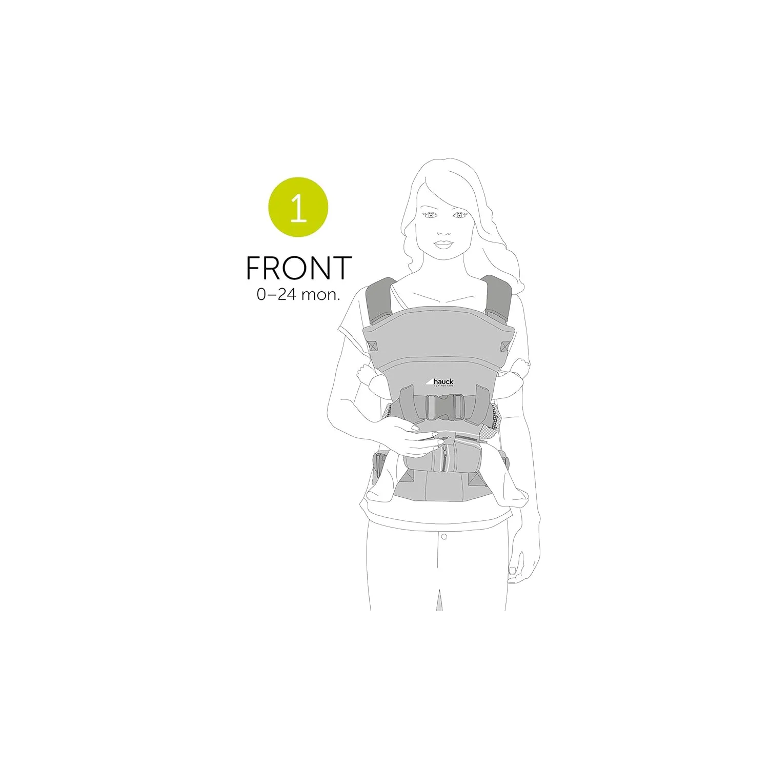Hauck Close to me Baby Carrier - Black