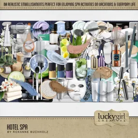 Hotel Spa Digital Scrapbook Kit