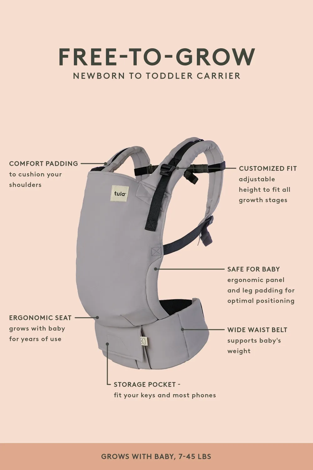 Hummingbird - Signature Handwoven Free-to-Grow Baby Carrier
