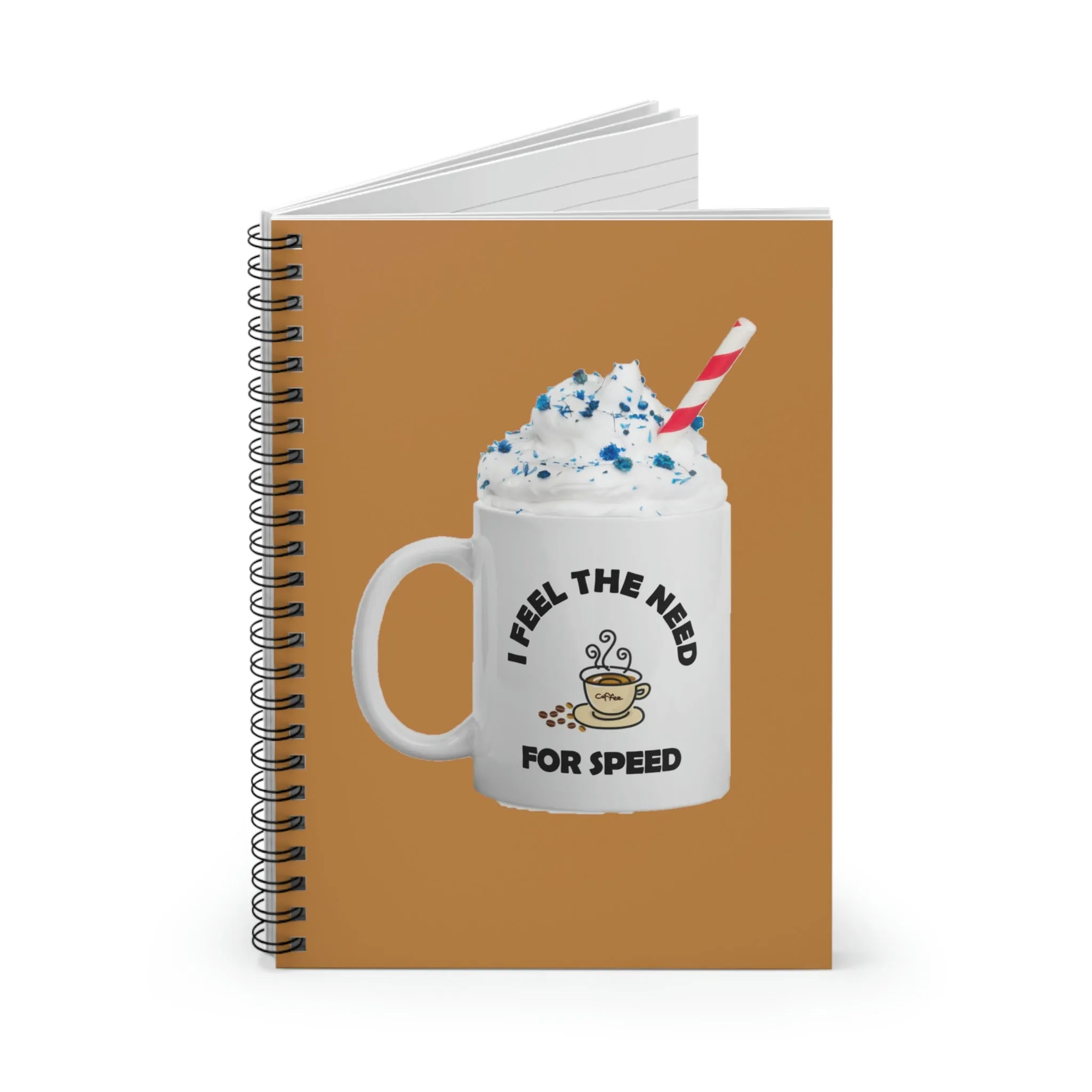 I Feel the Need for Speed, Spiral Lined Notebook