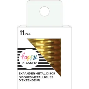 **IMPERFECT** Happy Planner Black Gold Expander Metal Discs