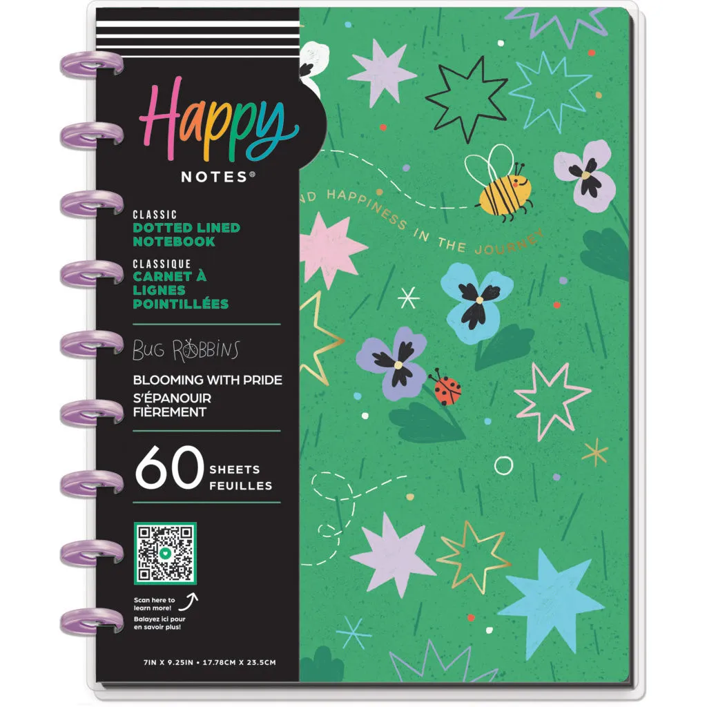 *IMPERFECT* - Happy Planner Blooming Pride Classic Notebook - Lined