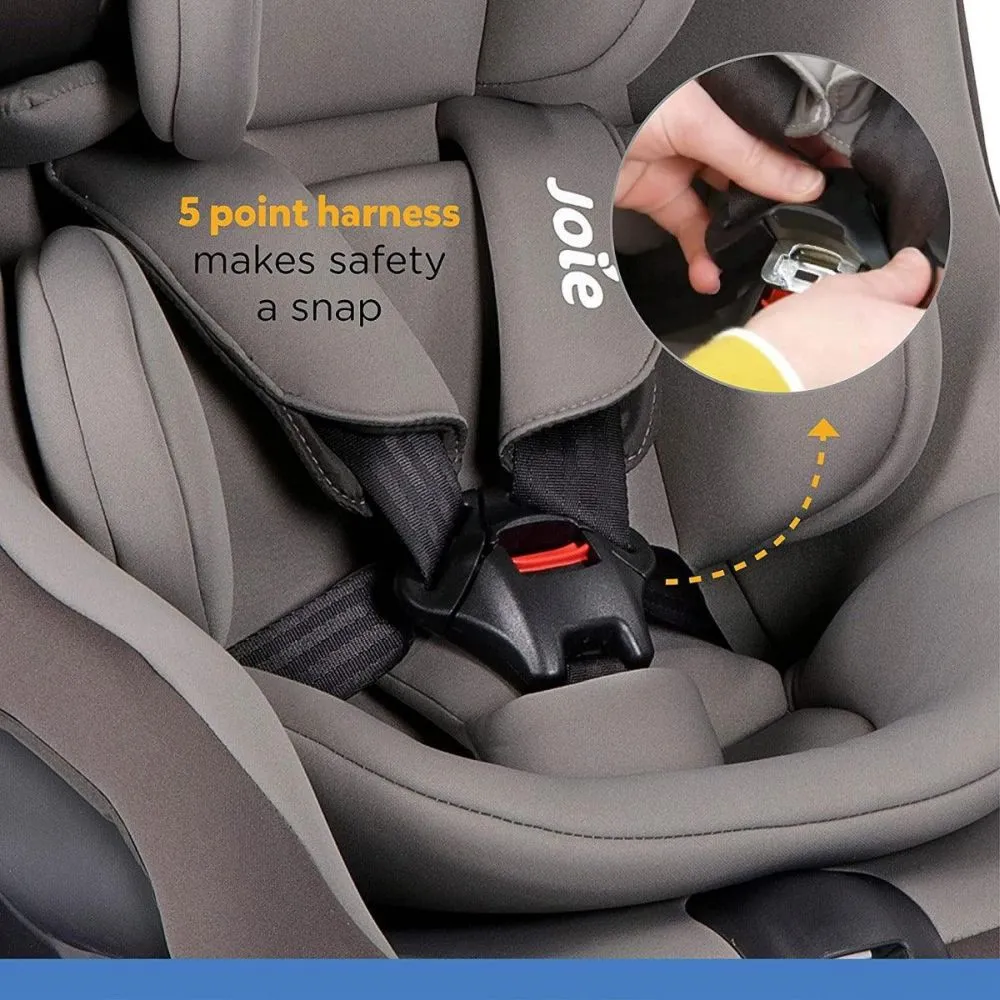 Joie Steadi Car Seat - Dark Pewter for Ages 0-4 Years