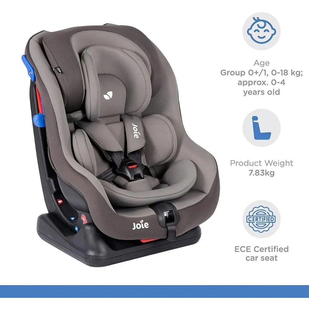 Joie Steadi Car Seat - Dark Pewter for Ages 0-4 Years