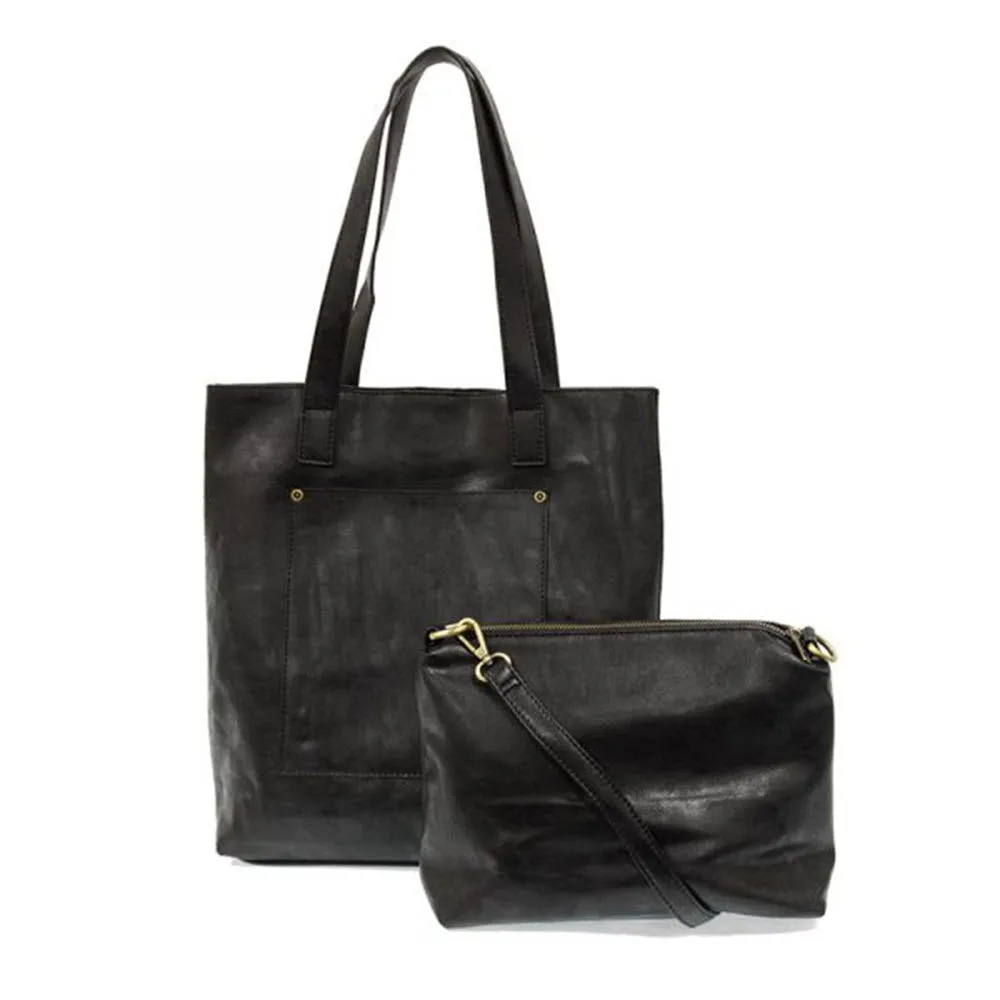 JOY SUSAN CHARLIE TOTE BAG BLACK