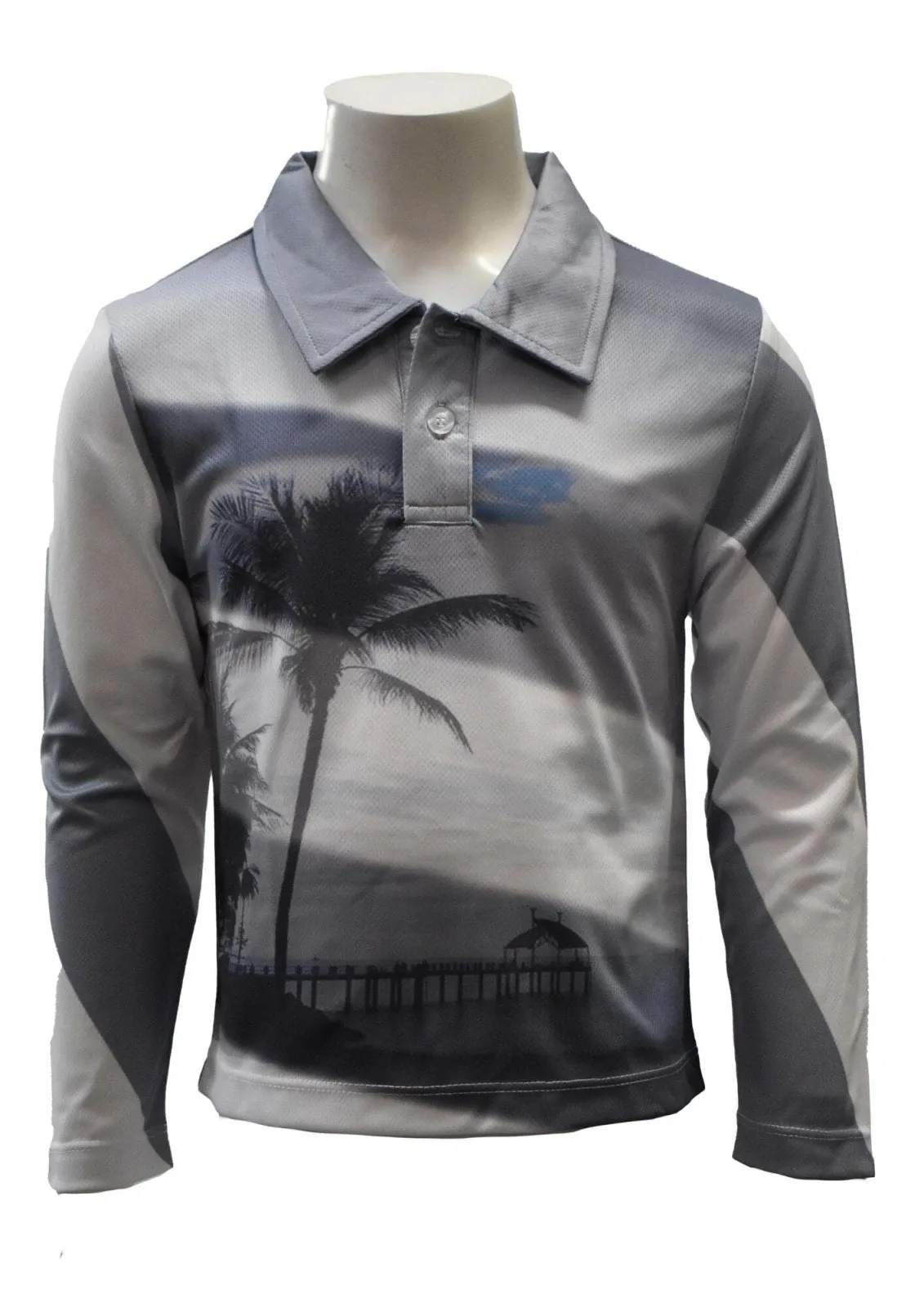 Kids Sun Protective Long Sleeve Shirt - Orca