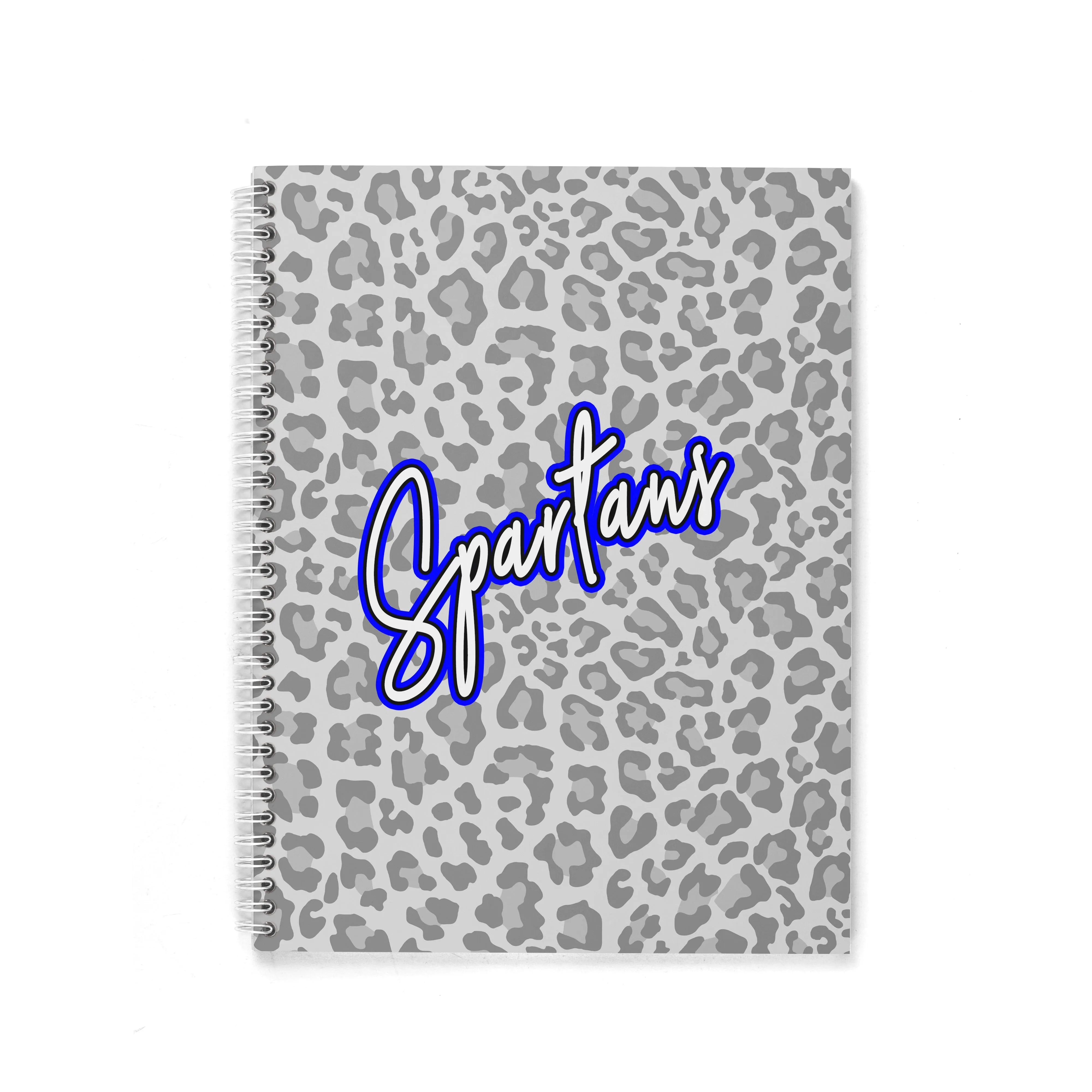 LEOPARD MASCOT PERSONALIZED SPIRAL NOTEBOOK (US ONLY)