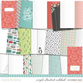 Let It Snow SimpleDaisy Notebook December 2023