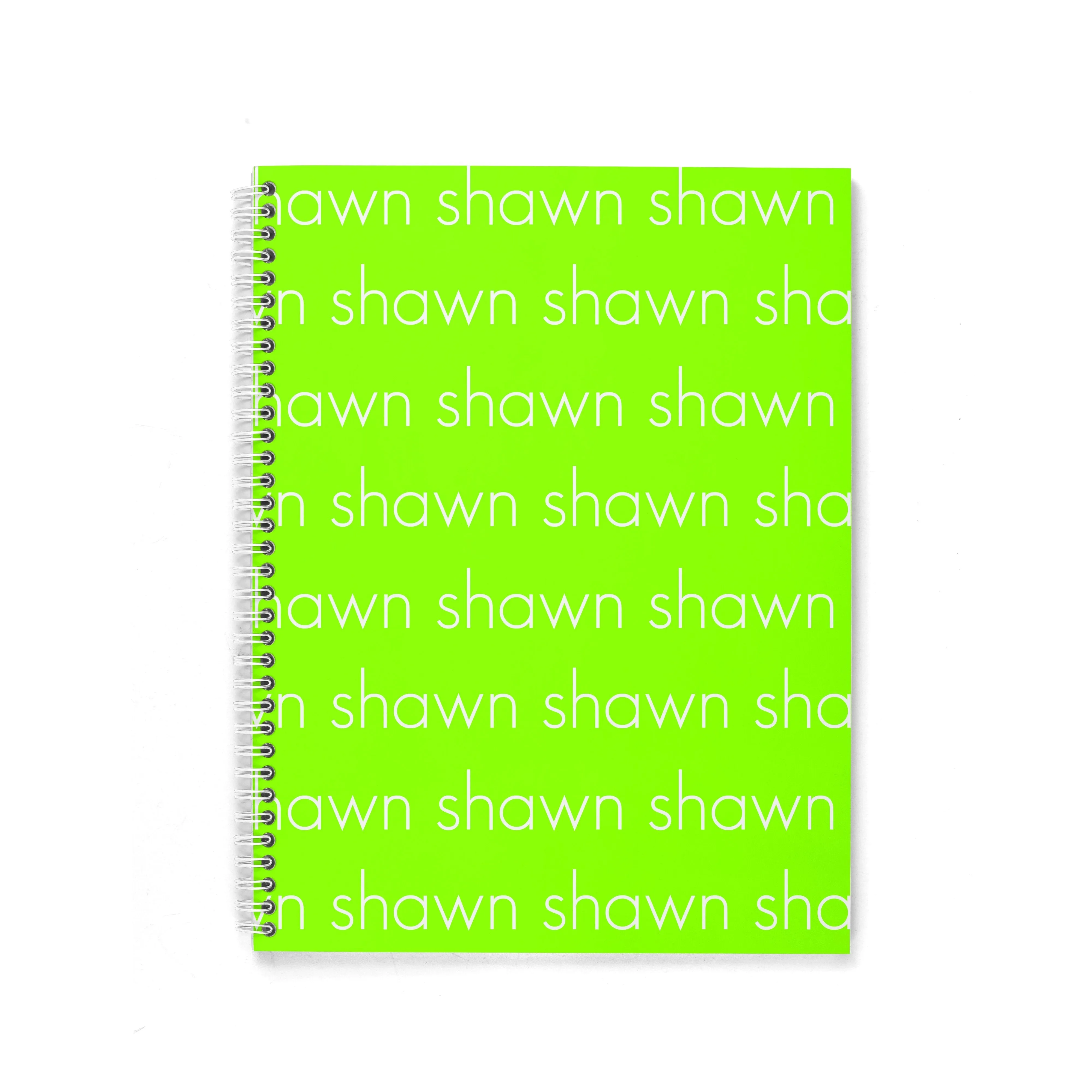 LIGHT REPEAT PERSONALIZED SPIRAL NOTEBOOK