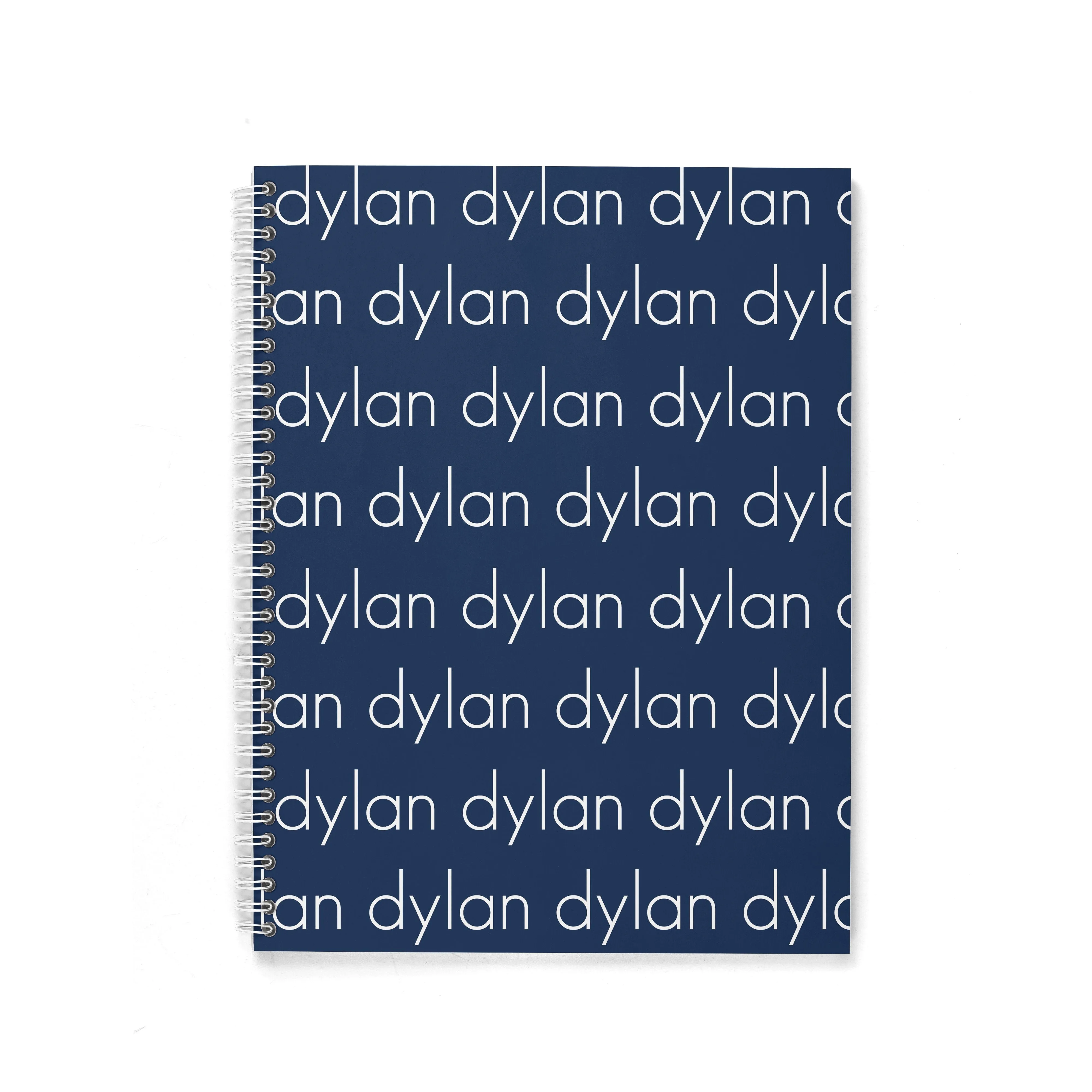 LIGHT REPEAT PERSONALIZED SPIRAL NOTEBOOK