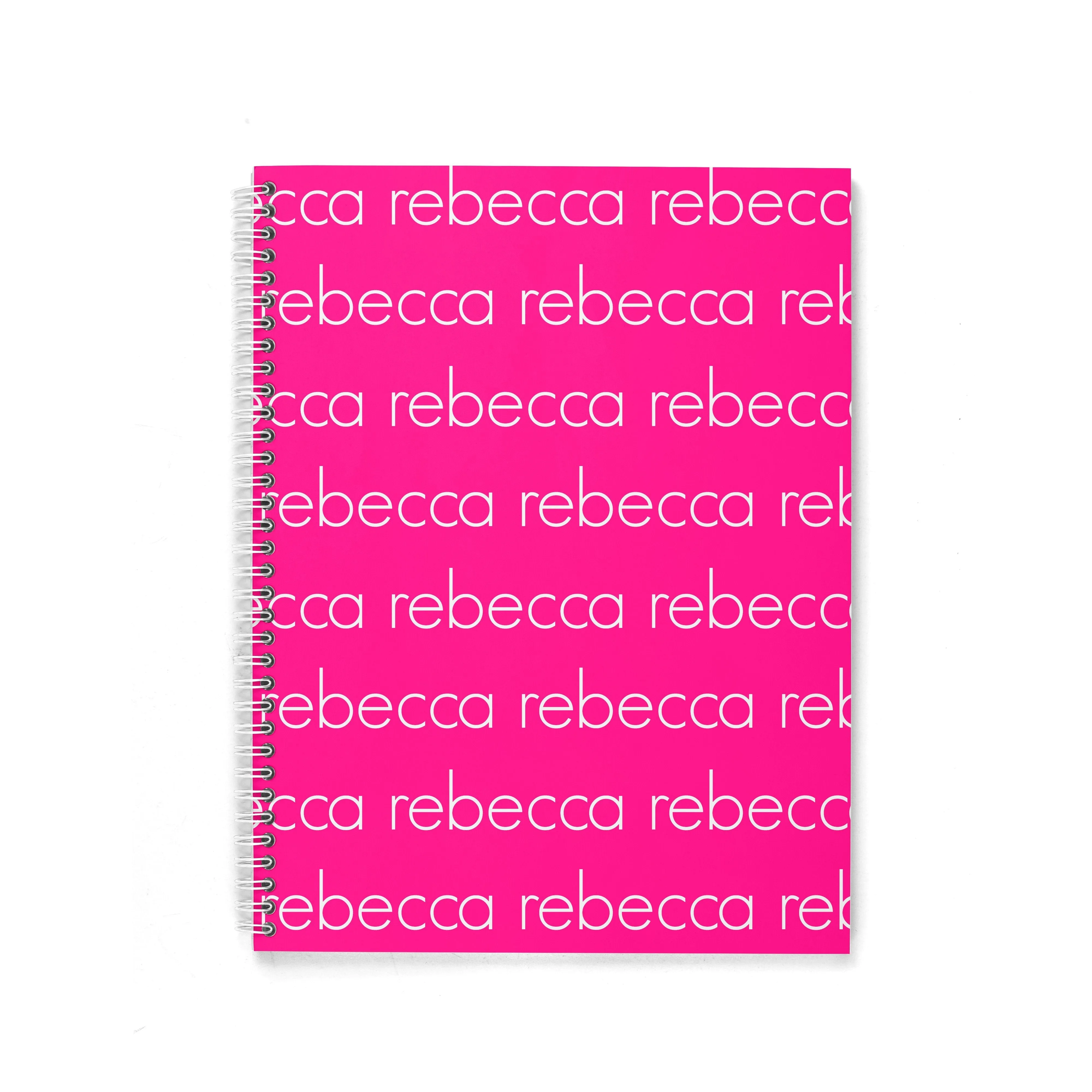 LIGHT REPEAT PERSONALIZED SPIRAL NOTEBOOK