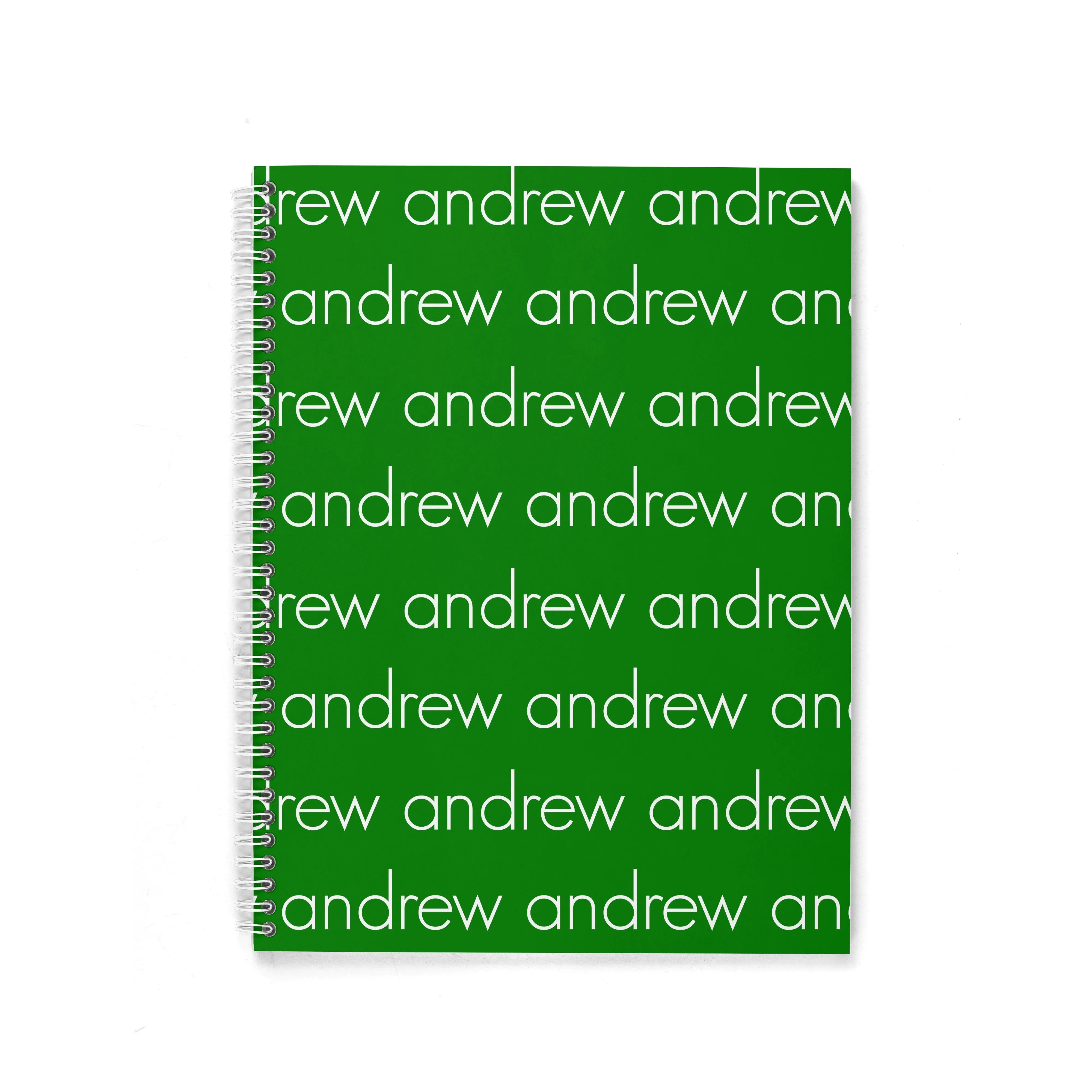 LIGHT REPEAT PERSONALIZED SPIRAL NOTEBOOK