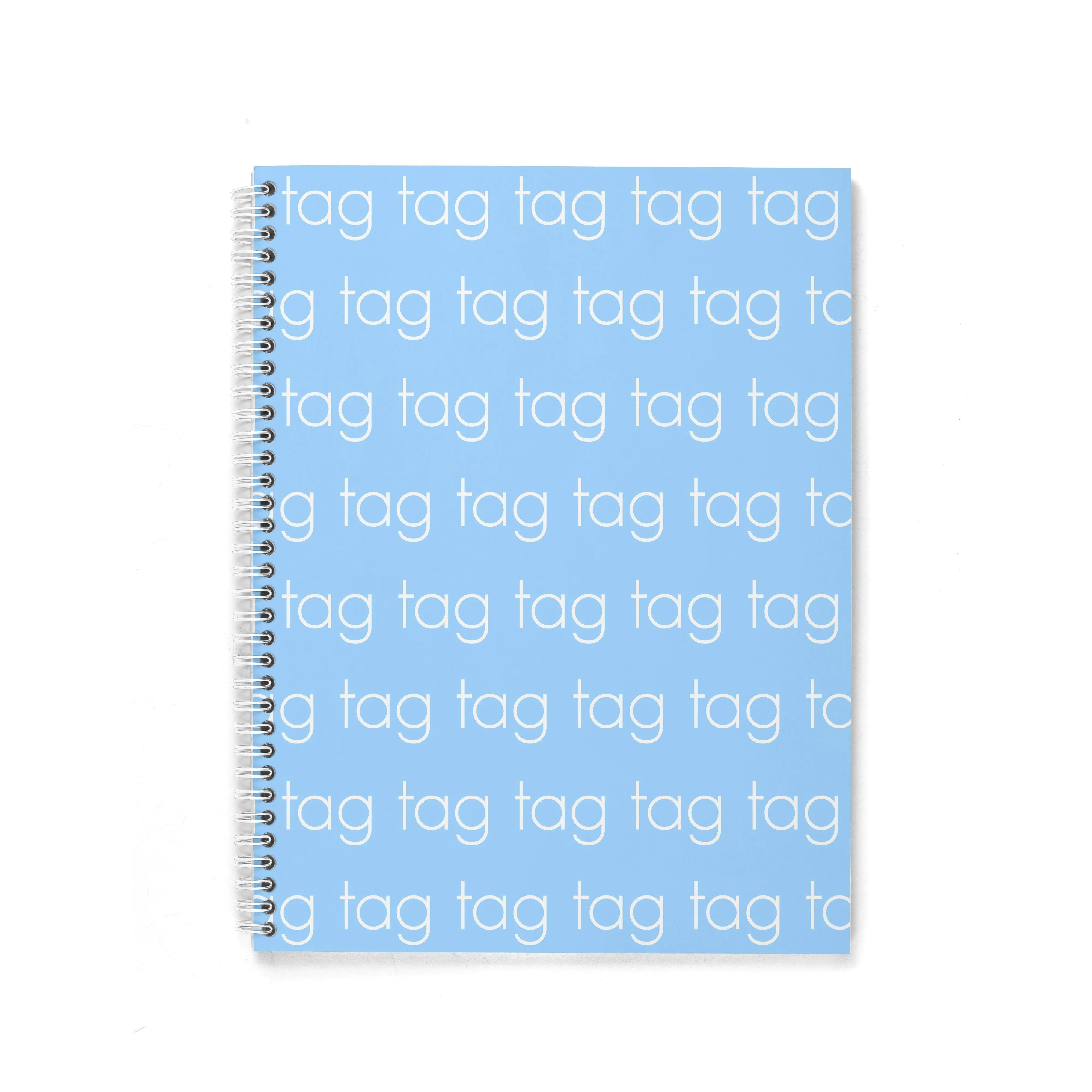 LIGHT REPEAT PERSONALIZED SPIRAL NOTEBOOK