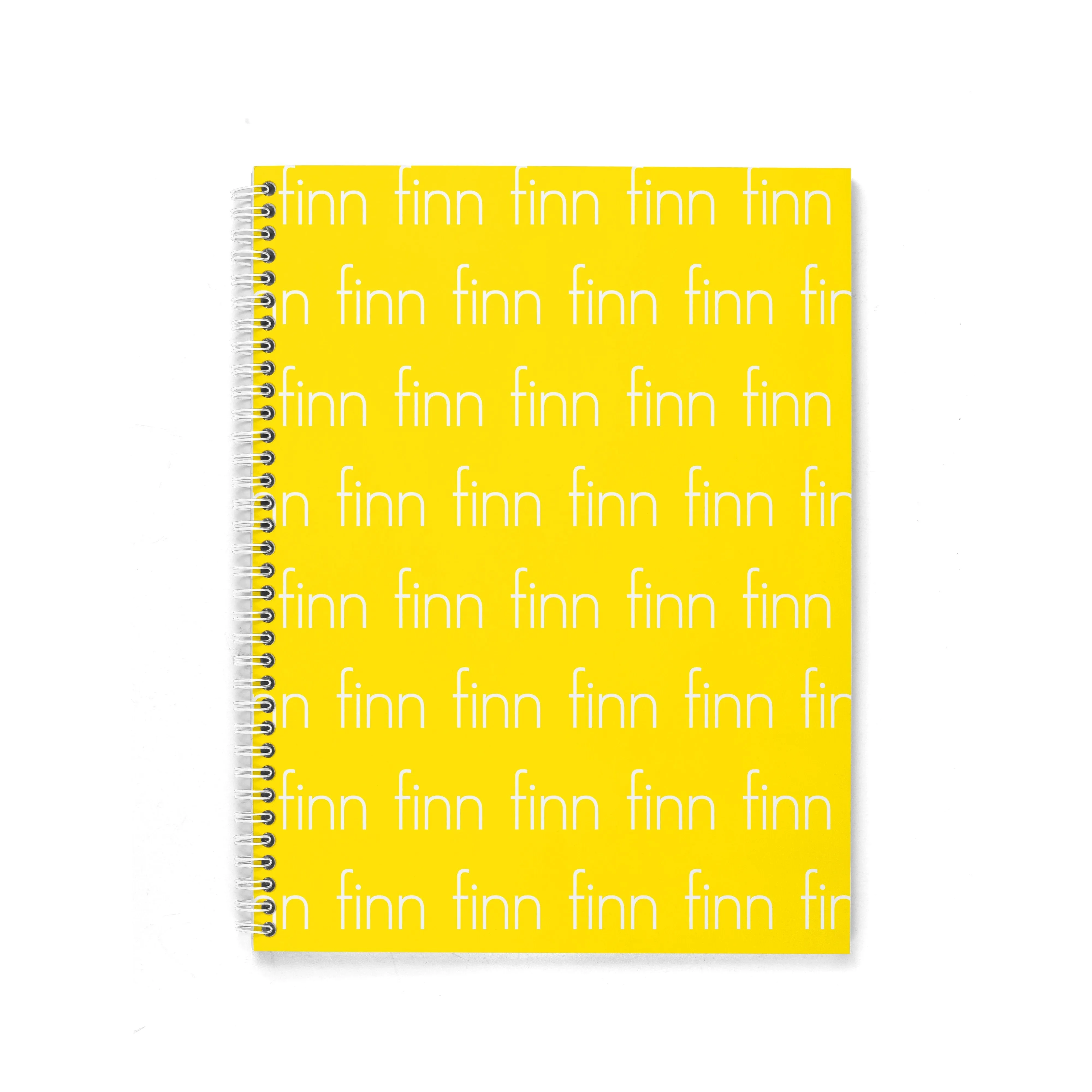 LIGHT REPEAT PERSONALIZED SPIRAL NOTEBOOK