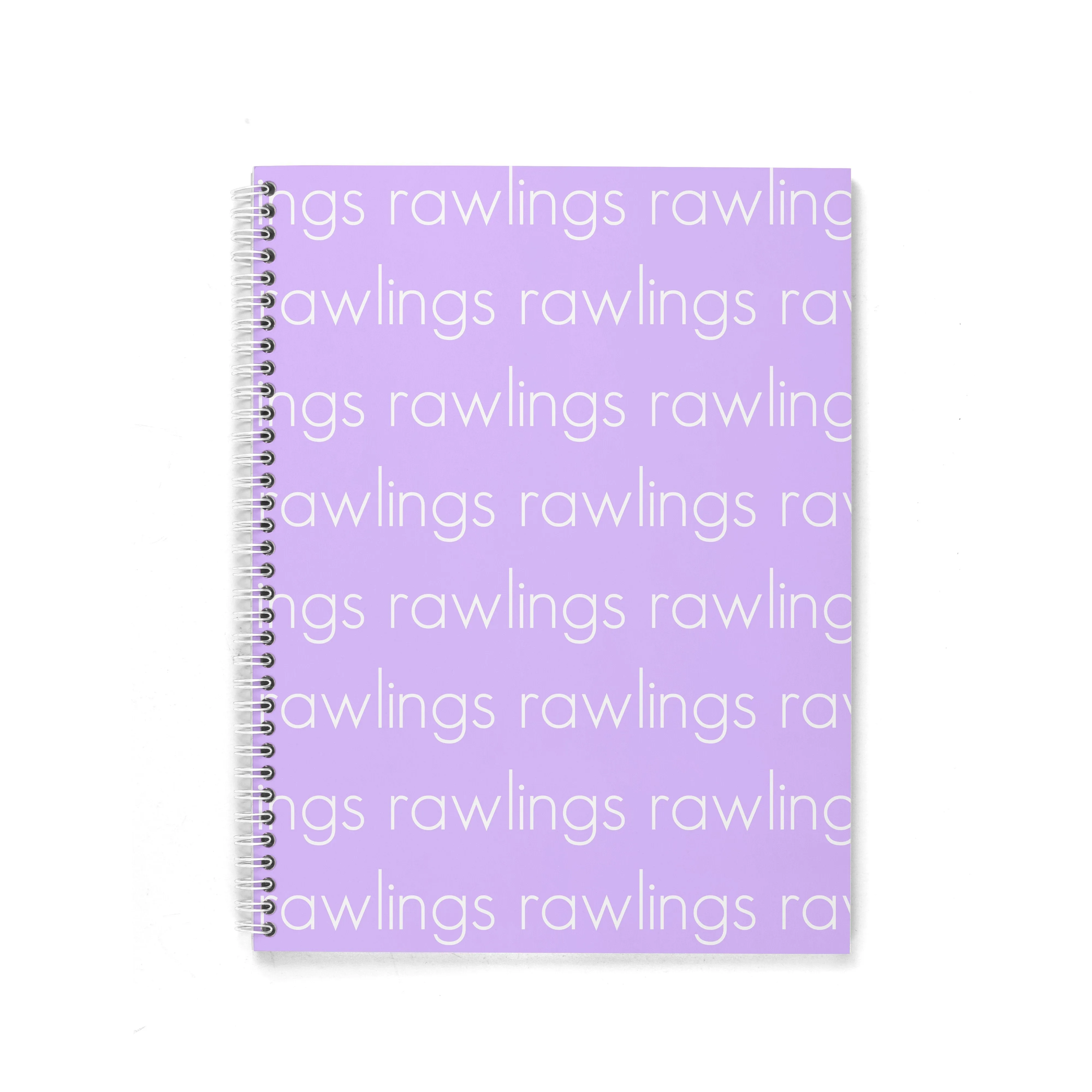 LIGHT REPEAT PERSONALIZED SPIRAL NOTEBOOK