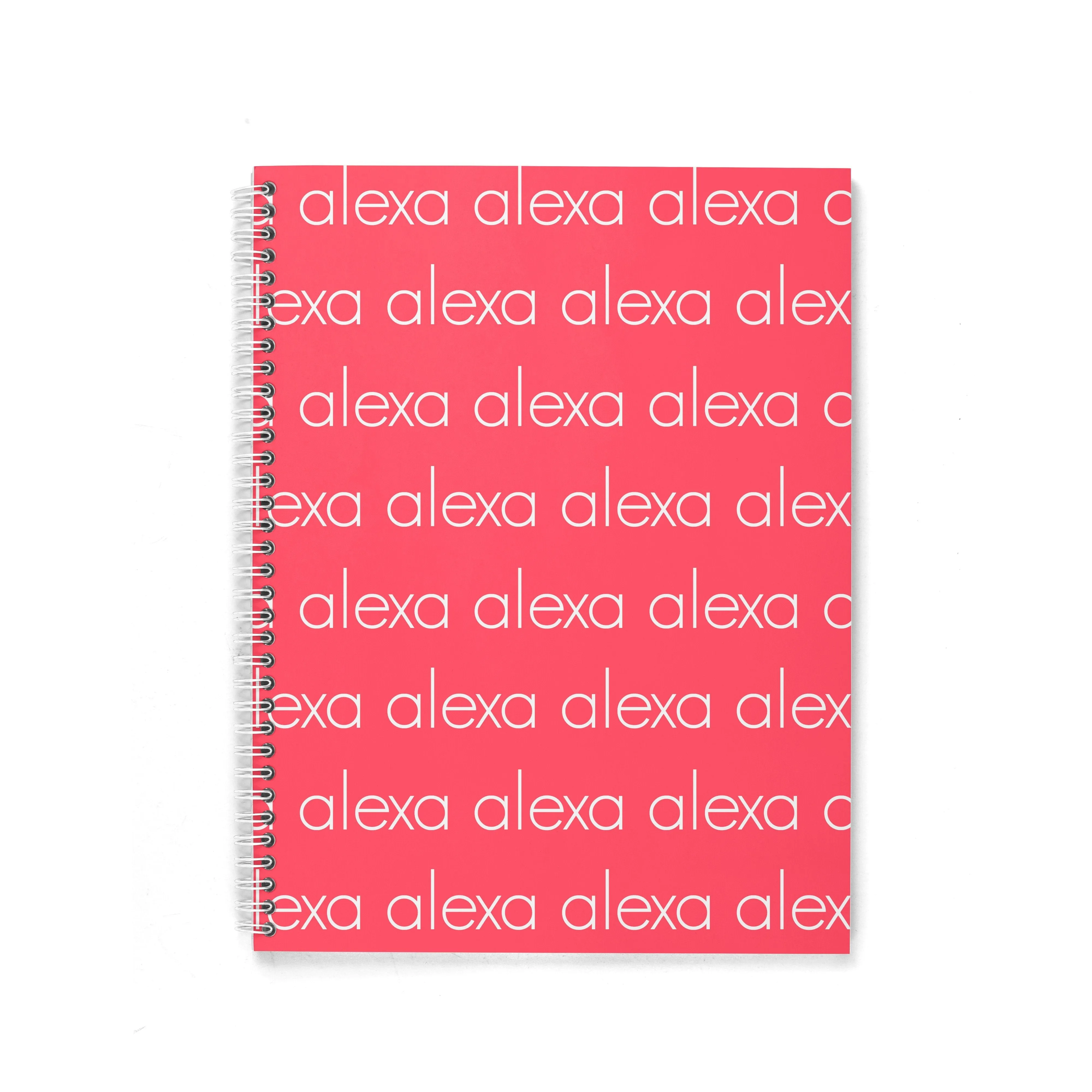 LIGHT REPEAT PERSONALIZED SPIRAL NOTEBOOK
