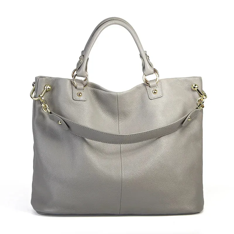 Luxury Cowhide Large Capacity Shoulder Bag
