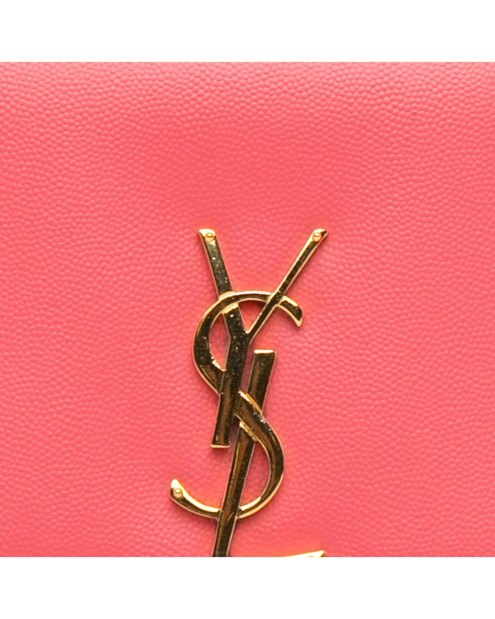 Medium Grain De Poudre Monogram Kate Crossbody Bag with Gold-Tone Chain Strap